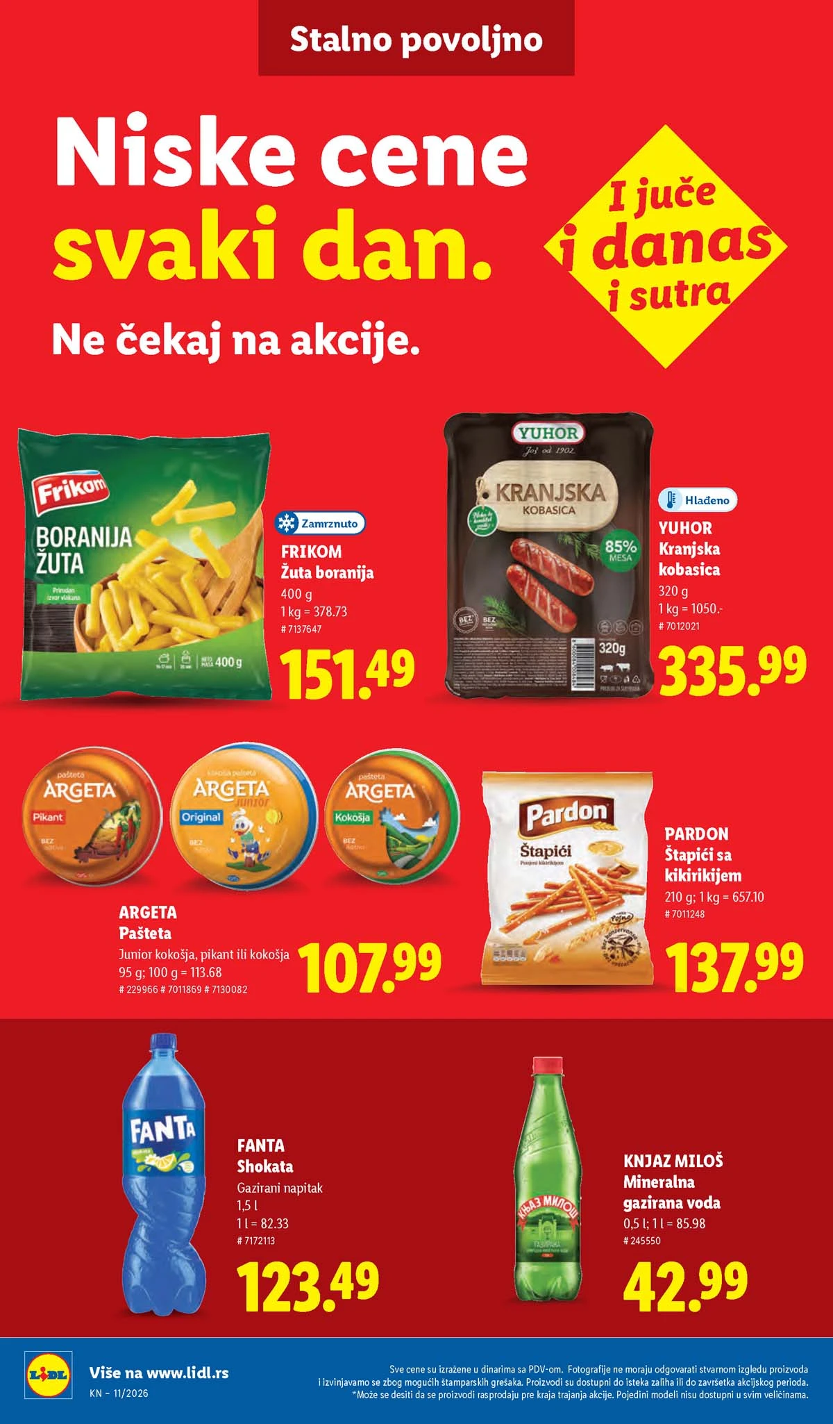Katalozi Lidl kataloška ponuda