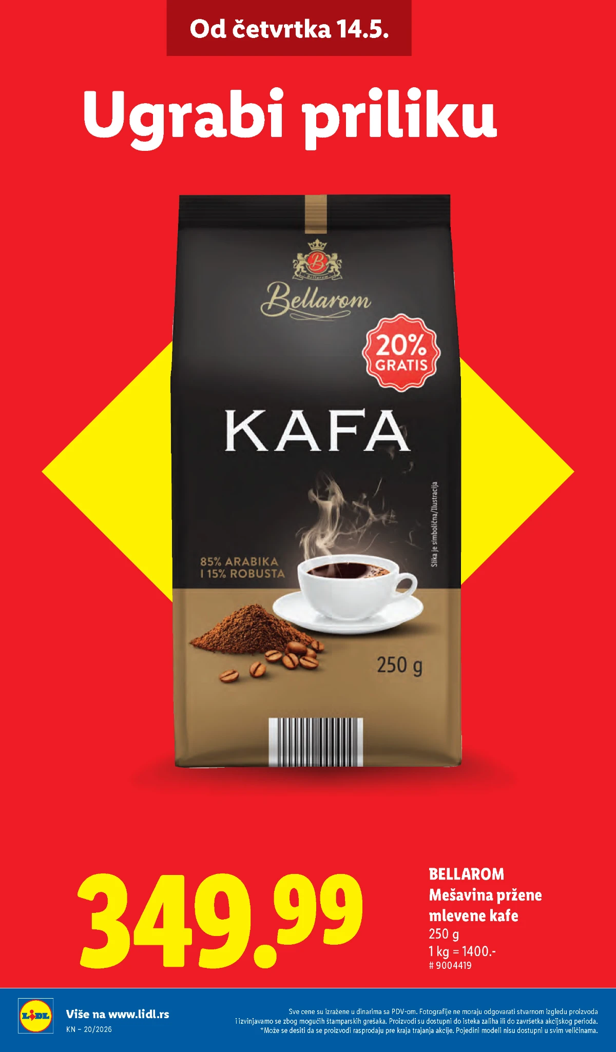 Lidl katalog strana 6 – Lidl Plus ponude i akcije Lidl Plus akcije maj 2026 – pivo, čokolade i proizvodi na sniženju