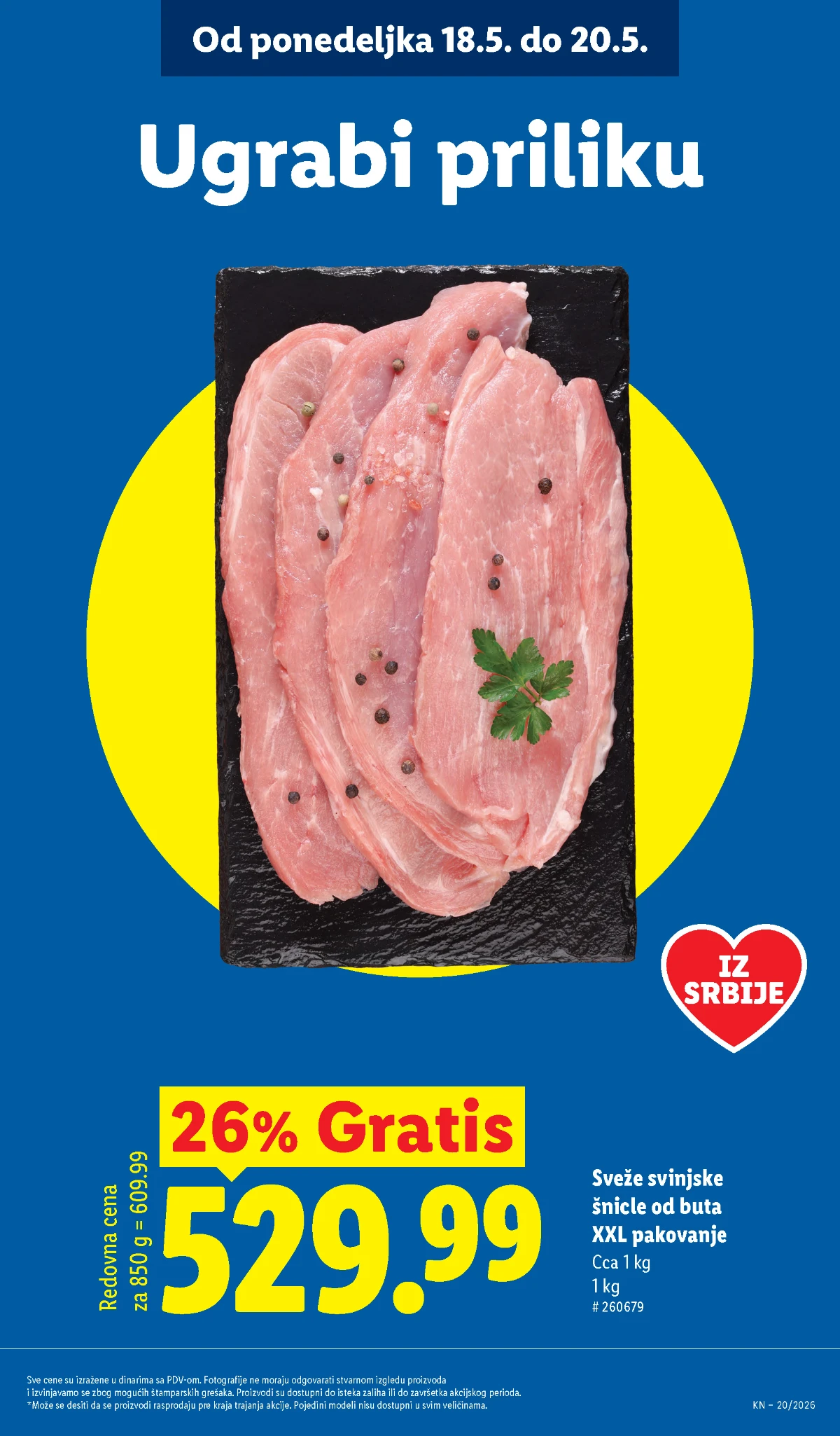 Lidl katalog strana 11 – hit proizvodi i nedeljna kupovina Lidl katalog maj 2026 – proizvodi za svakodnevnu kupovinu po akcijskim cenama
