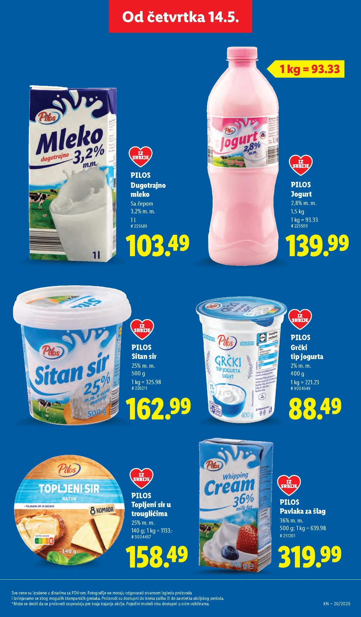Lidl katalog strana 19 – završne ponude i akcije do isteka zaliha Lidl završne akcije maj 2026 – proizvodi po hit cenama