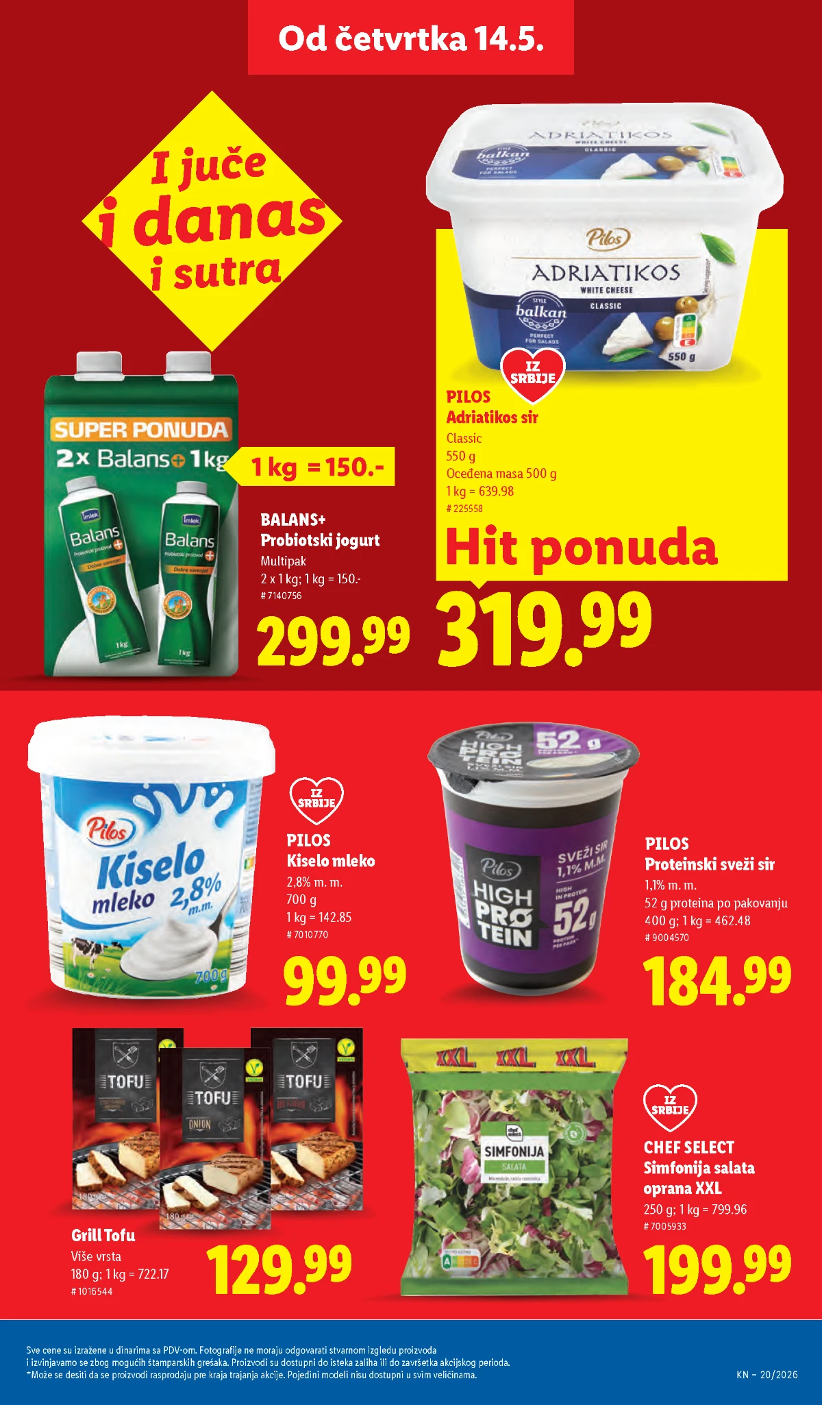 Lidl katalog akcija strana 21 – hit ponude 07.05.–13.05.2026 Lidl katalog akcija strana 21 hit ponude Srbija 2026