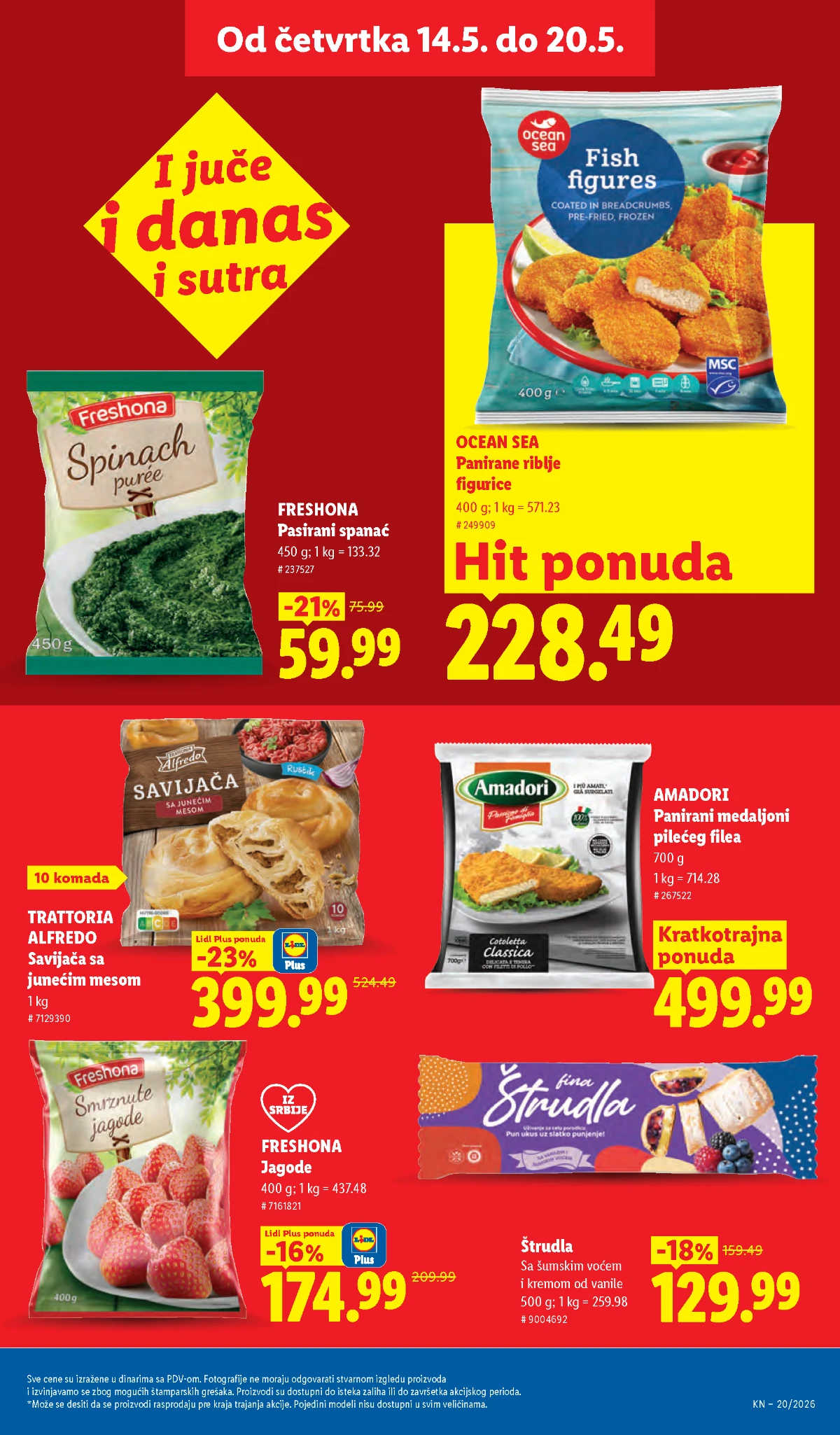 Lidl katalog akcija strana 23 – hit ponude 07.05.–13.05.2026 Lidl katalog akcija strana 23 hit ponude Srbija 2026