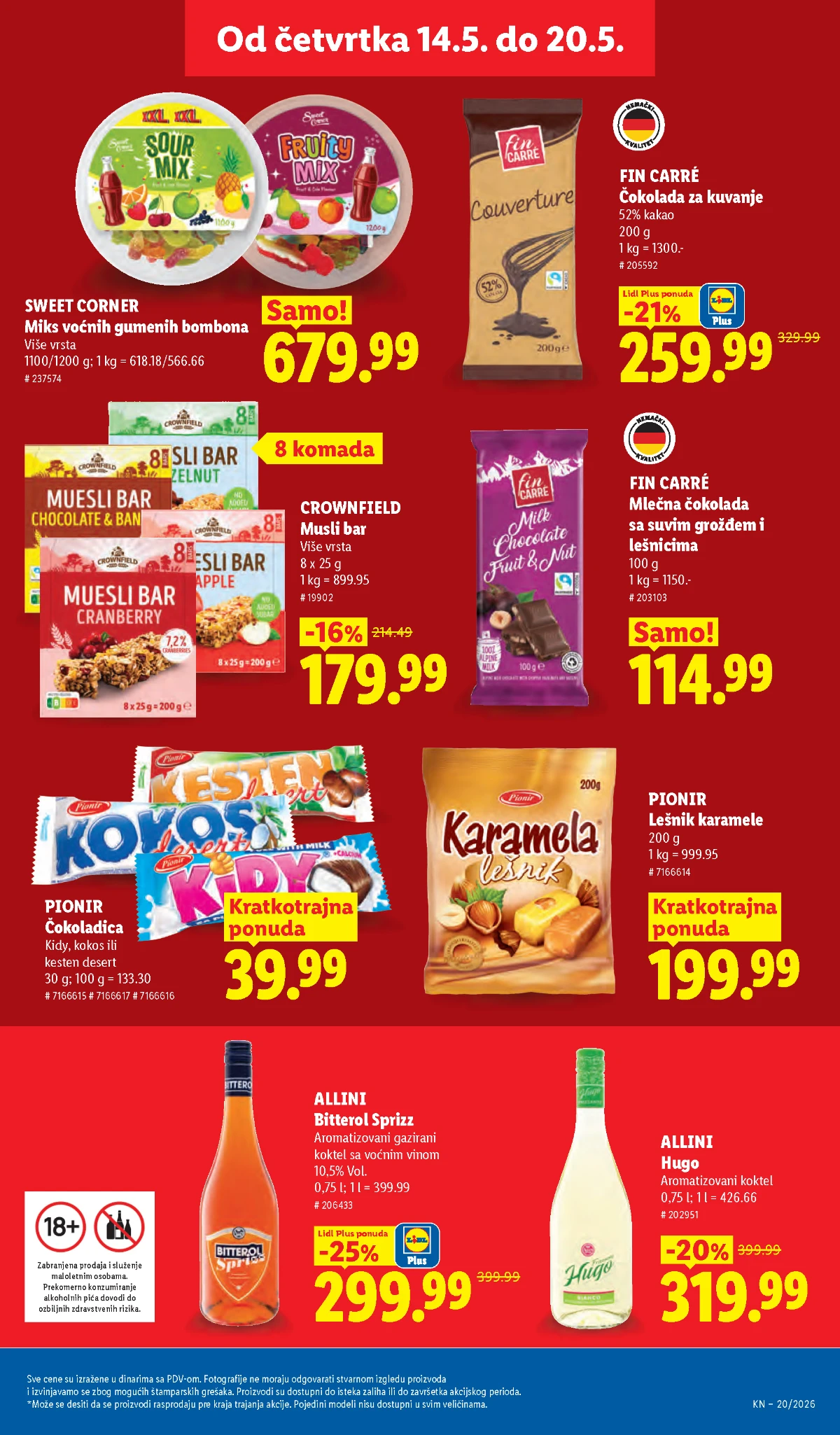 Lidl katalog akcija strana 27 – hit ponude 07.05.–13.05.2026 Lidl katalog akcija strana 27 hit ponude Srbija 2026