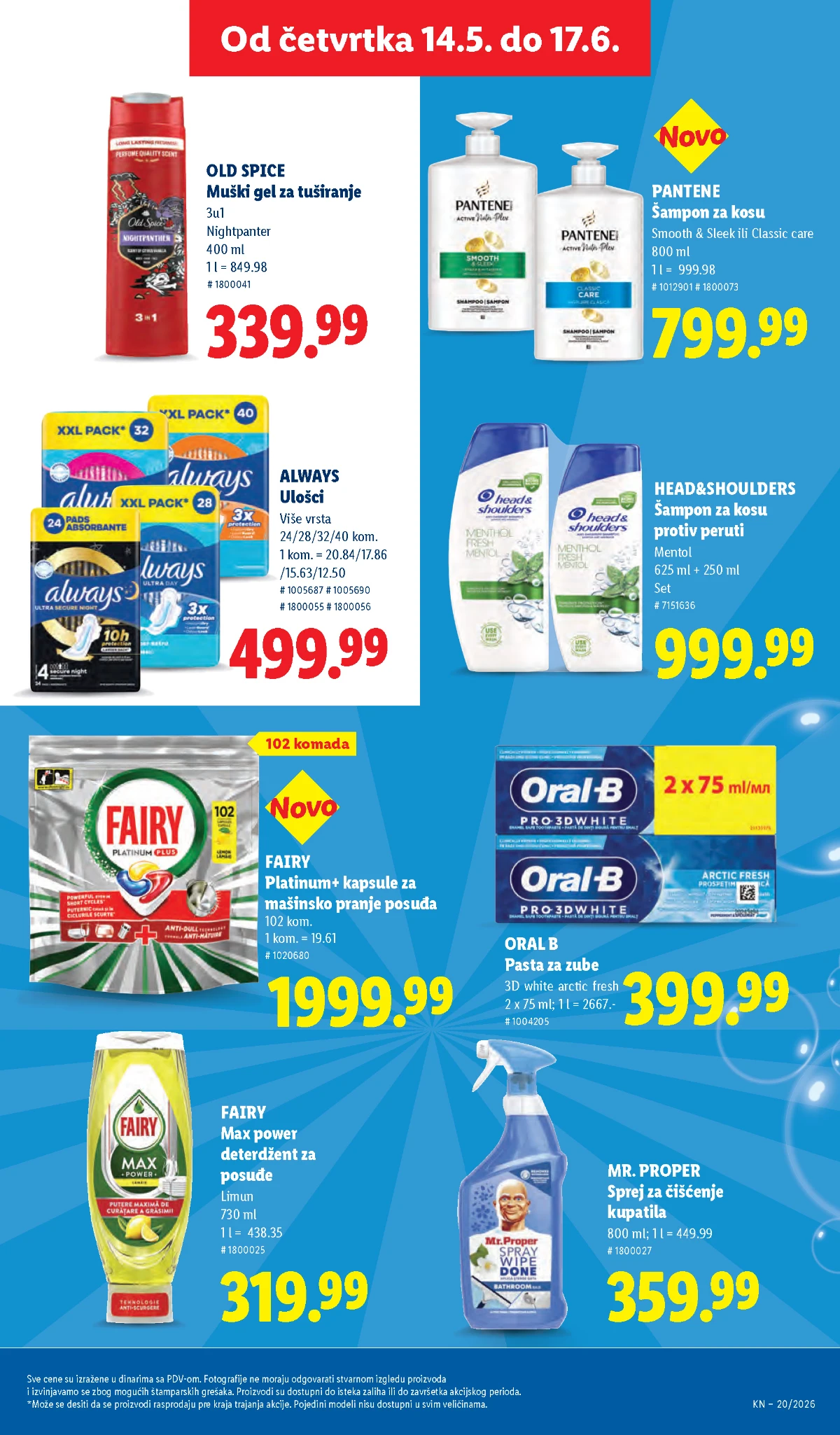 Lidl katalog akcija strana 35 – hit ponude 07.05.–13.05.2026 Lidl katalog akcija strana 35 hit ponude Srbija 2026