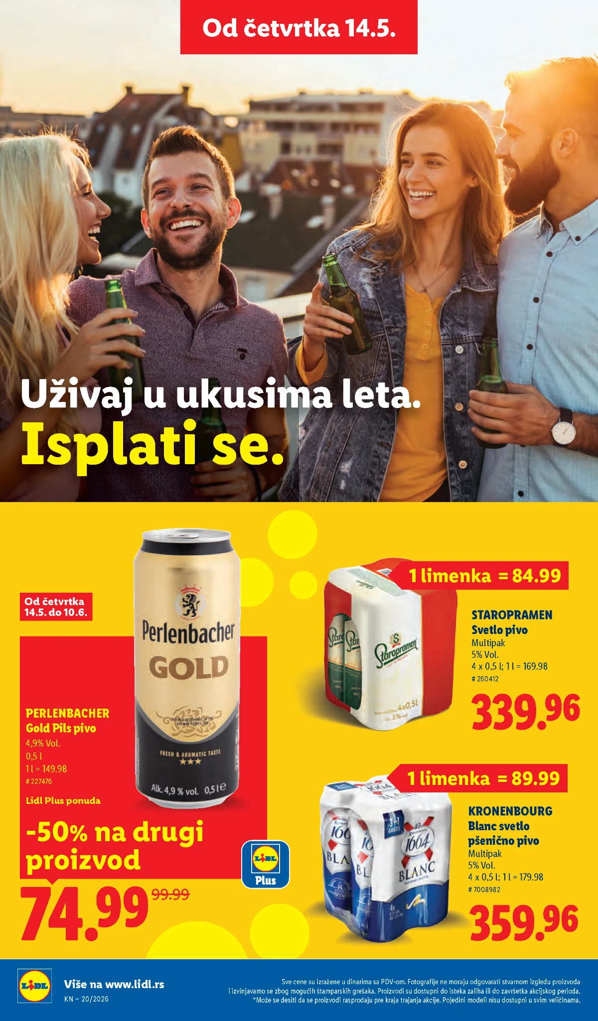 Lidl katalog akcija strana 38 – hit ponude 07.05.–13.05.2026 Lidl katalog akcija strana 38 hit ponude Srbija 2026
