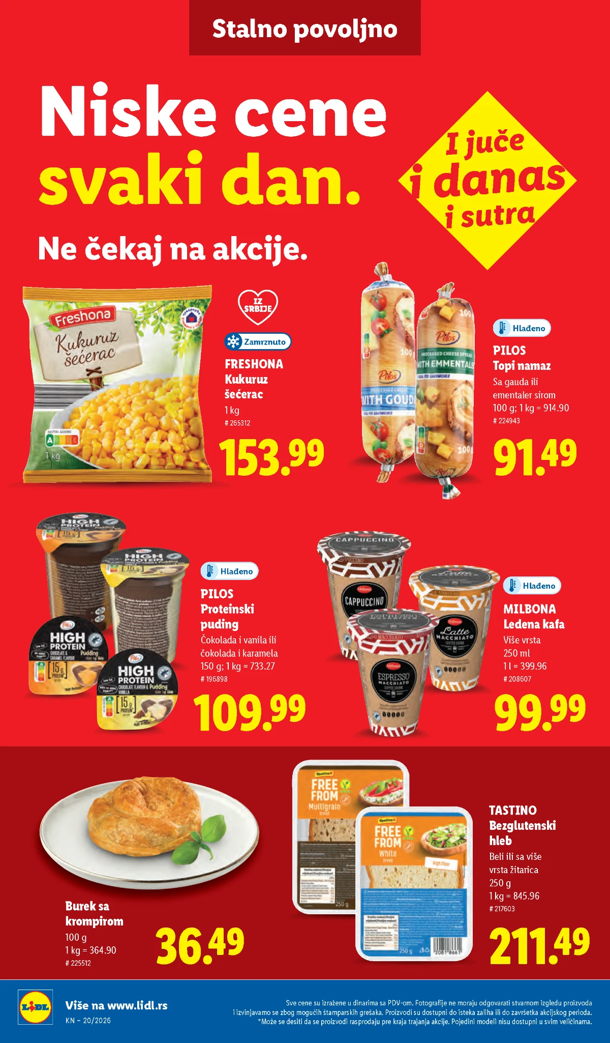 Lidl katalog akcija strana 40 – hit ponude 07.05.–13.05.2026 Lidl katalog akcija strana 40 hit ponude Srbija 2026