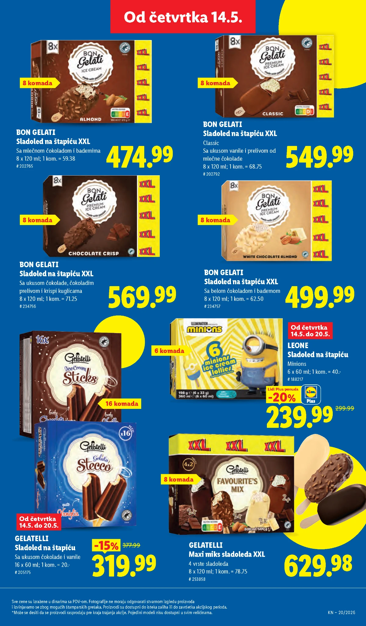 Lidl katalog akcija strana 45 – hit ponude 07.05.–13.05.2026 Lidl katalog akcija strana 45 hit ponude Srbija 2026