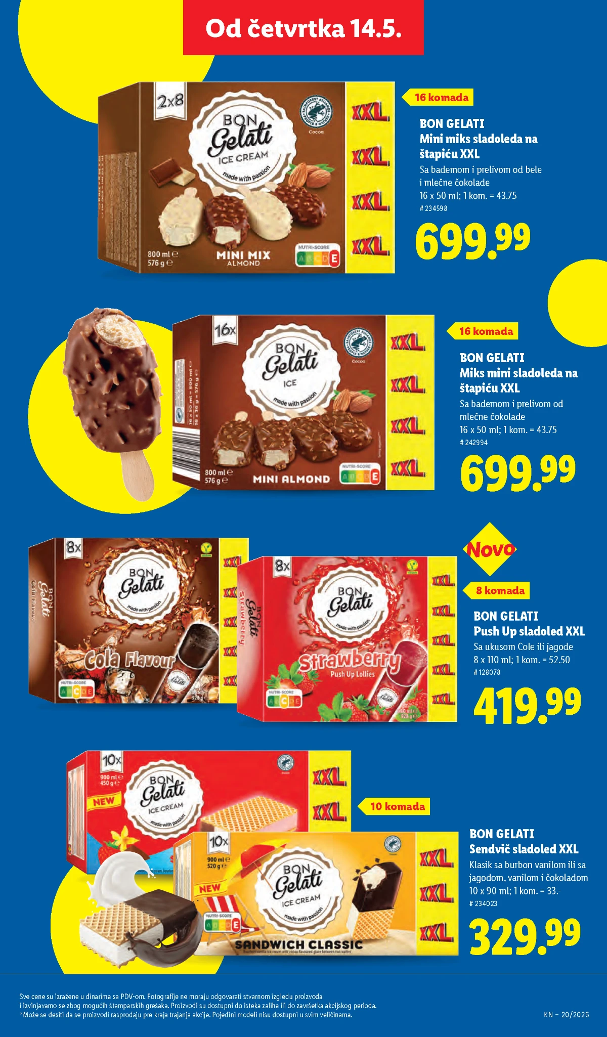 Lidl katalog akcija strana 47 – hit ponude 07.05.–13.05.2026 Lidl katalog akcija strana 47 hit ponude Srbija 2026