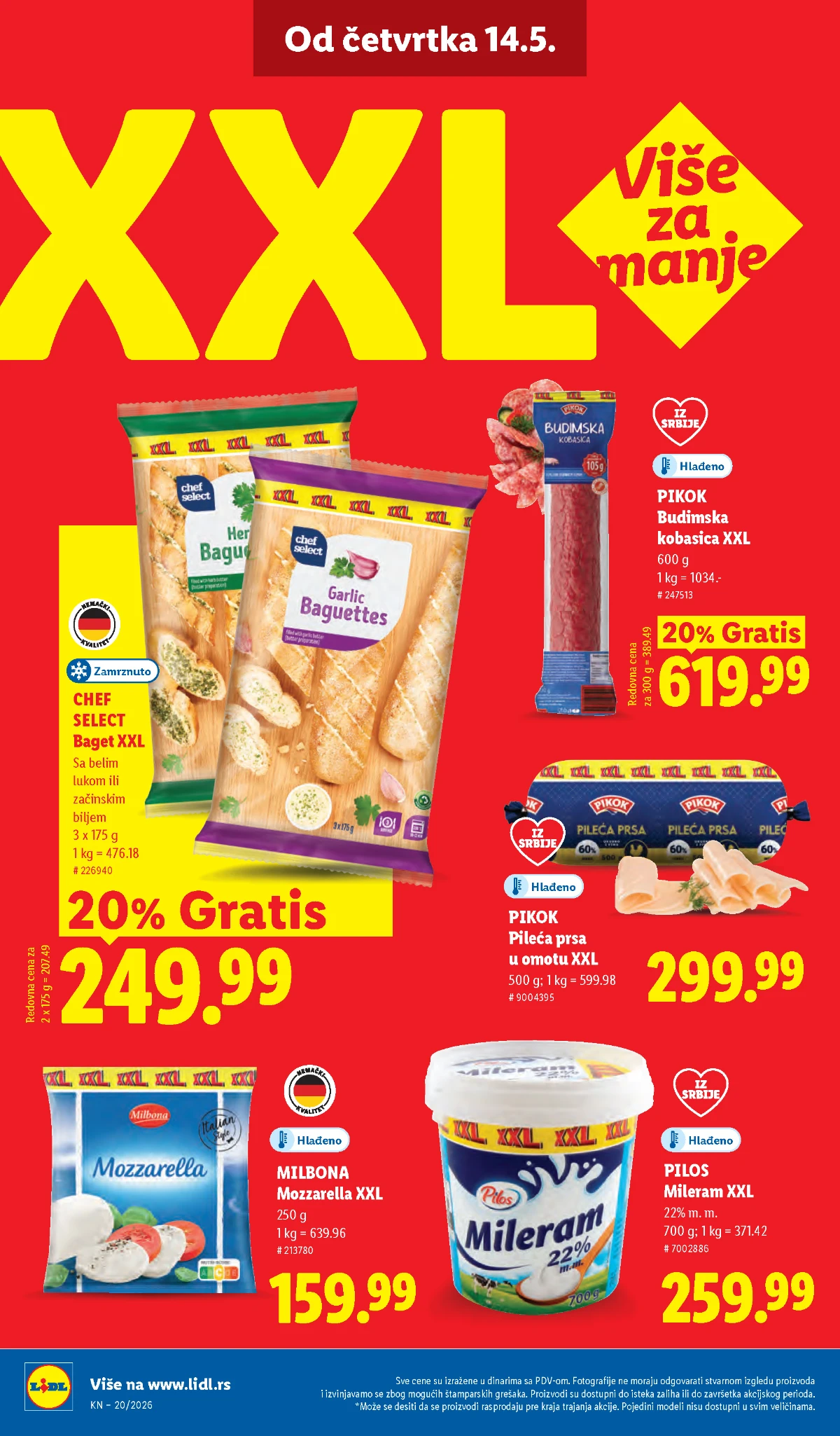 Lidl katalog akcija strana 48 – hit ponude 07.05.–13.05.2026 Lidl katalog akcija strana 48 hit ponude Srbija 2026