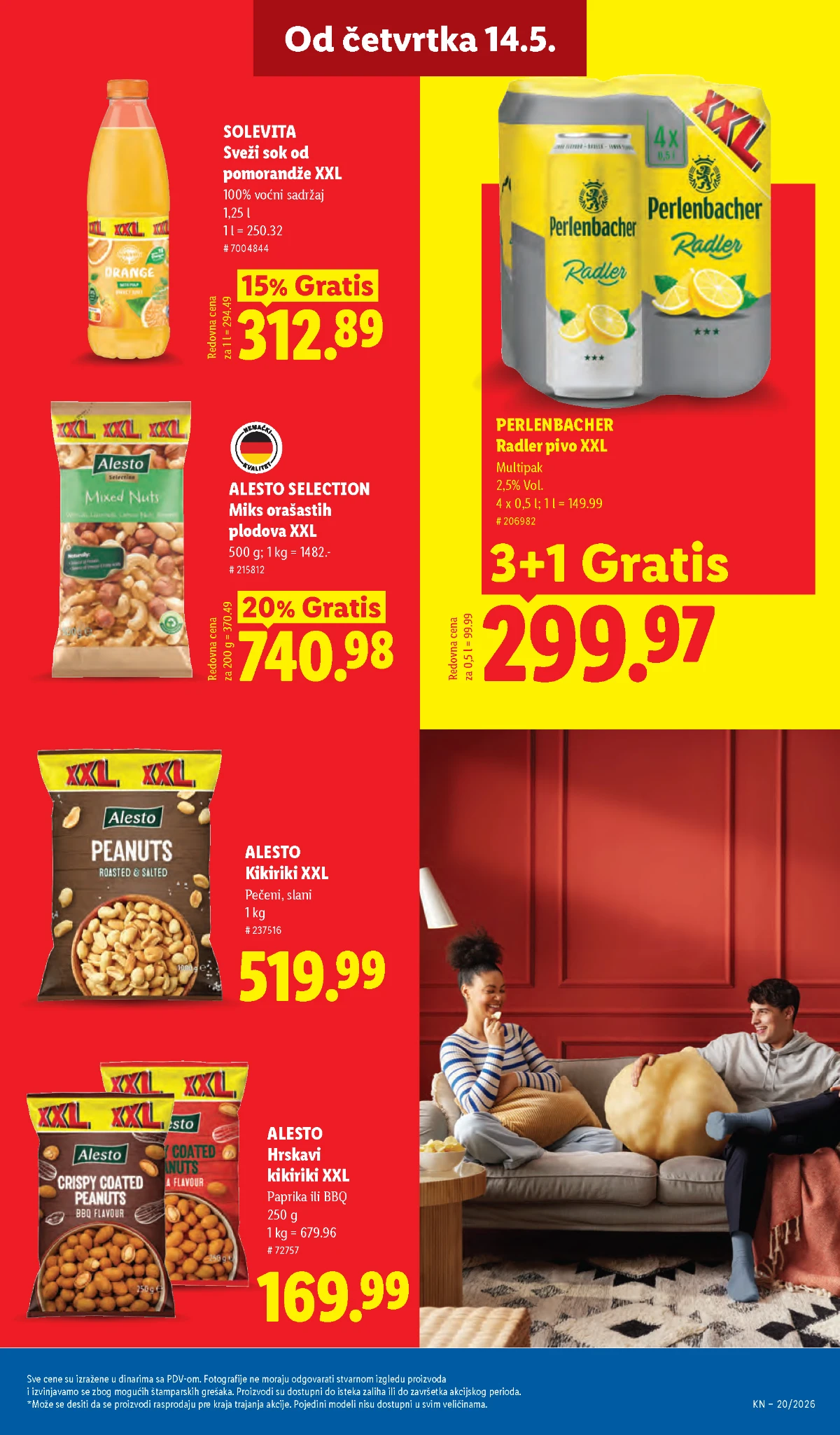 Lidl katalog akcija strana 57 – hit ponude 07.05.–13.05.2026 Lidl katalog akcija strana 57 hit ponude Srbija 2026
