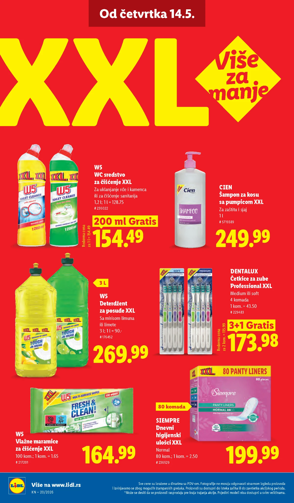 Lidl katalog akcija strana 58 – hit ponude 07.05.–13.05.2026 Lidl katalog akcija strana 58 hit ponude Srbija 2026