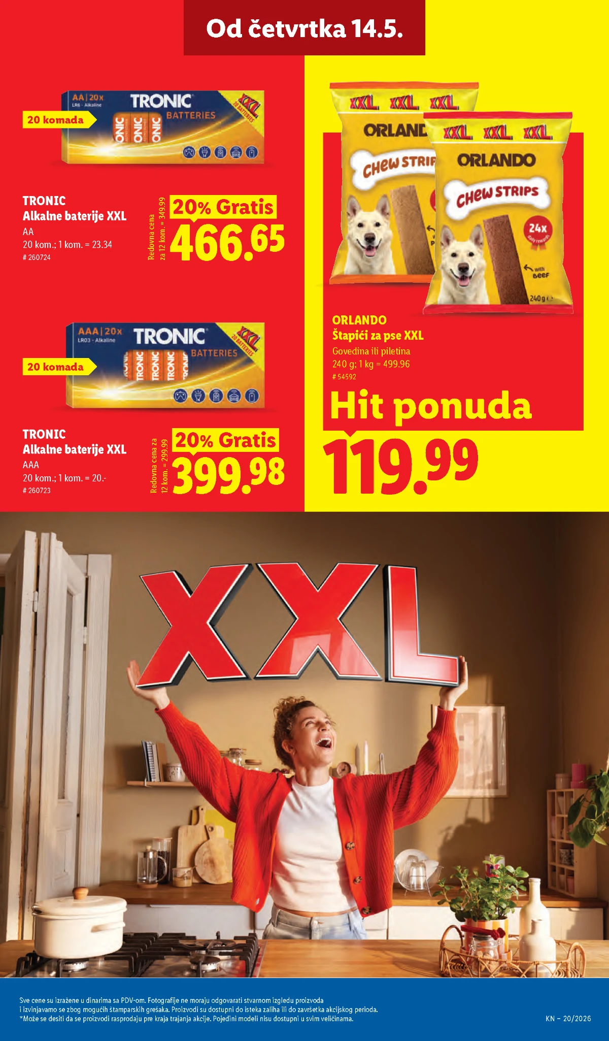 Lidl katalog akcija strana 59 – hit ponude 07.05.–13.05.2026 Lidl katalog akcija strana 59 hit ponude Srbija 2026
