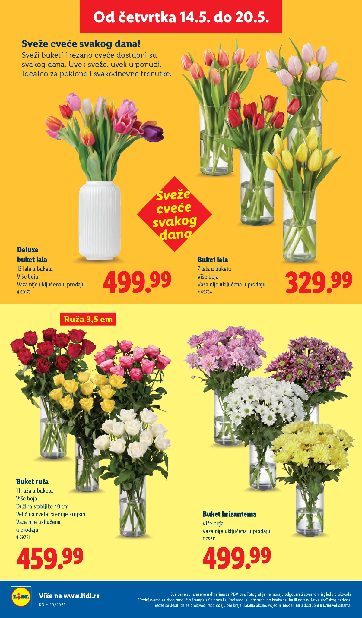 Lidl katalog akcija strana 64 – hit ponude 07.05.–13.05.2026 Lidl katalog akcija strana 64 hit ponude Srbija 2026
