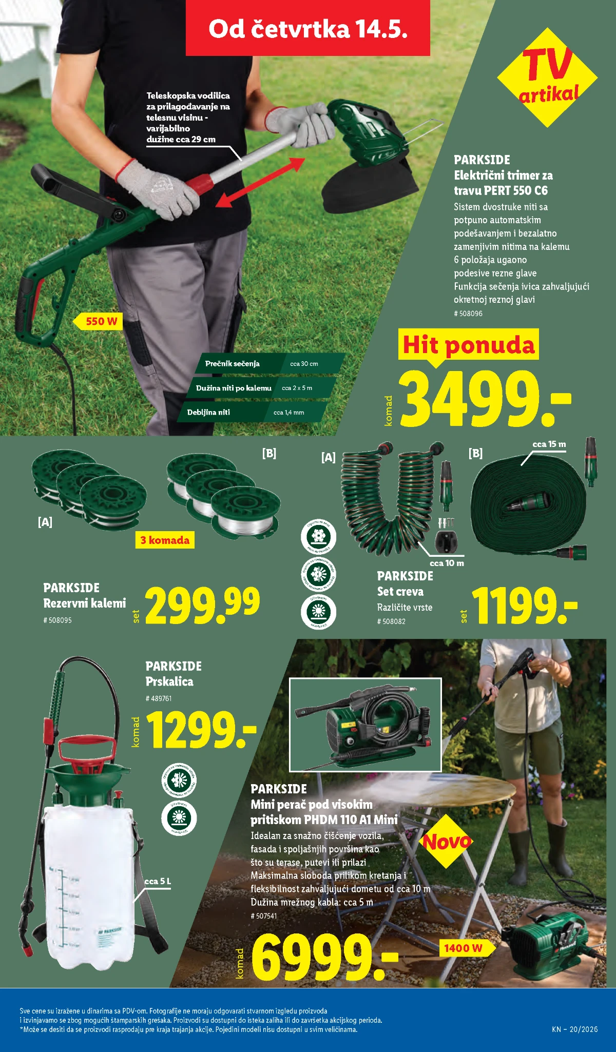 Lidl katalog akcija strana 69 – hit ponude 07.05.–13.05.2026 Lidl katalog akcija strana 69 hit ponude Srbija 2026