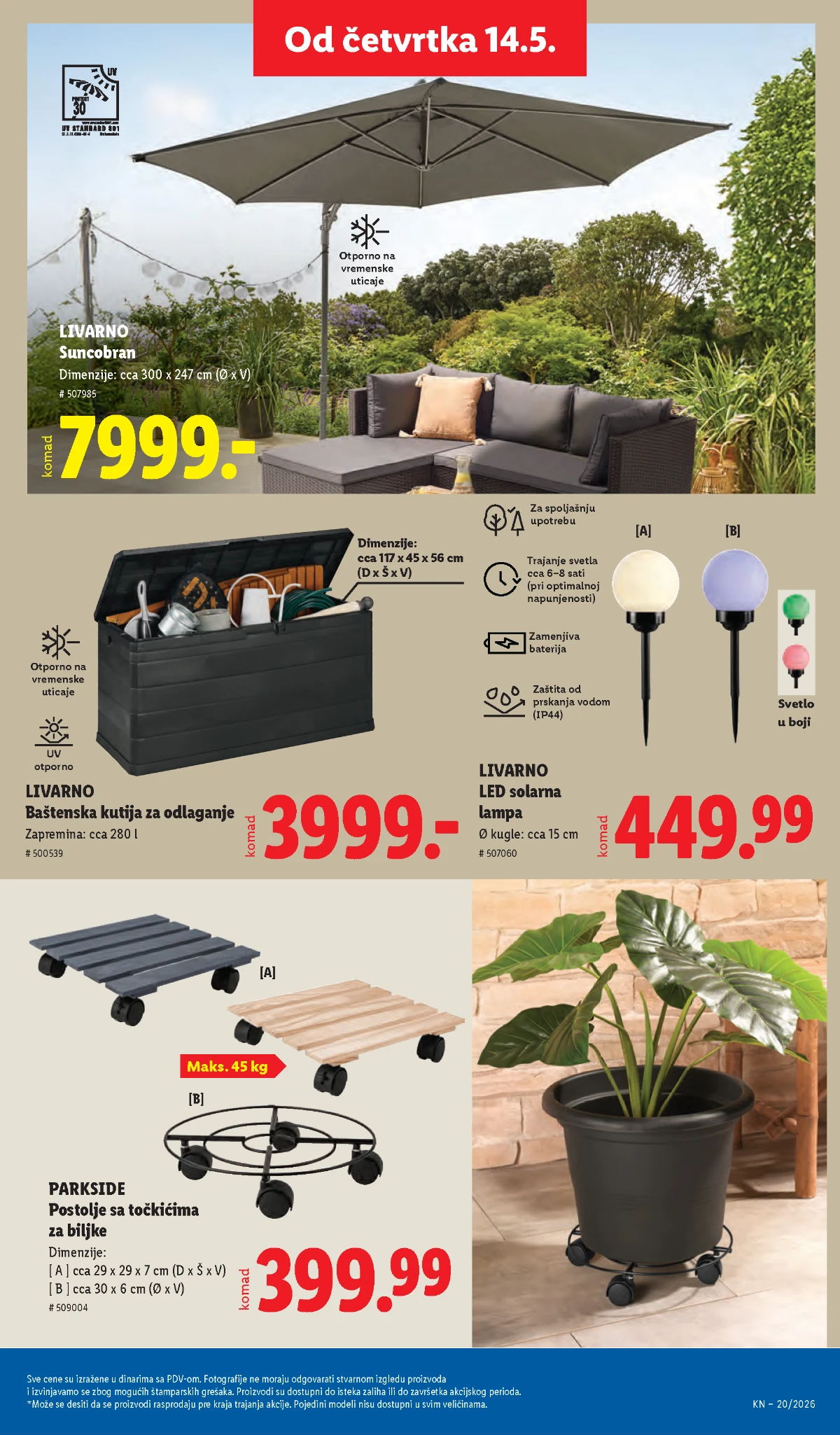 Lidl katalog akcija strana 73 – hit ponude 07.05.–13.05.2026 Lidl katalog akcija strana 73 hit ponude Srbija 2026
