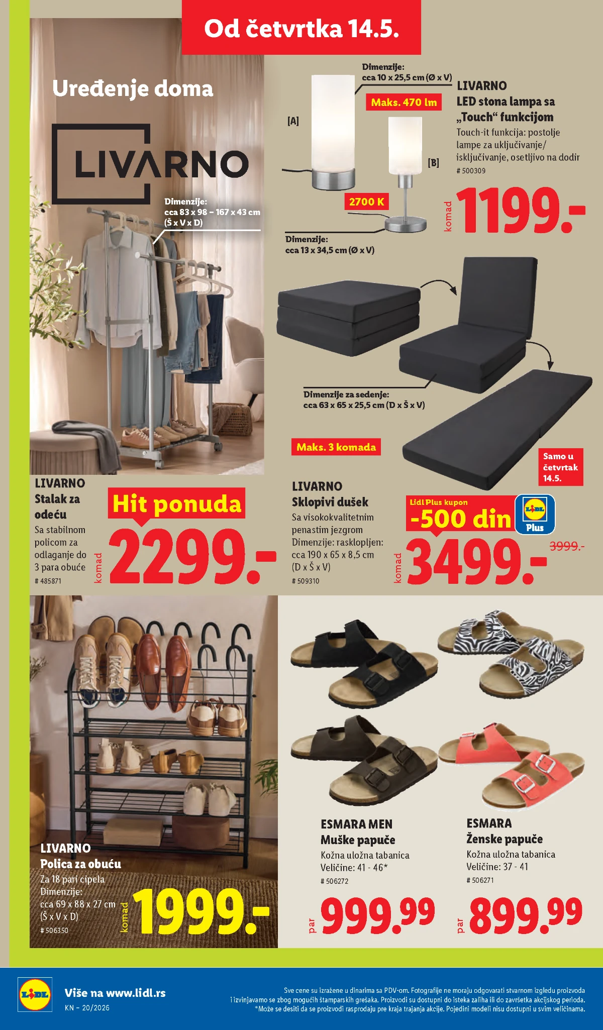 Lidl katalog akcija strana 76 – hit ponude 07.05.–13.05.2026 Lidl katalog akcija strana 76 hit ponude Srbija 2026