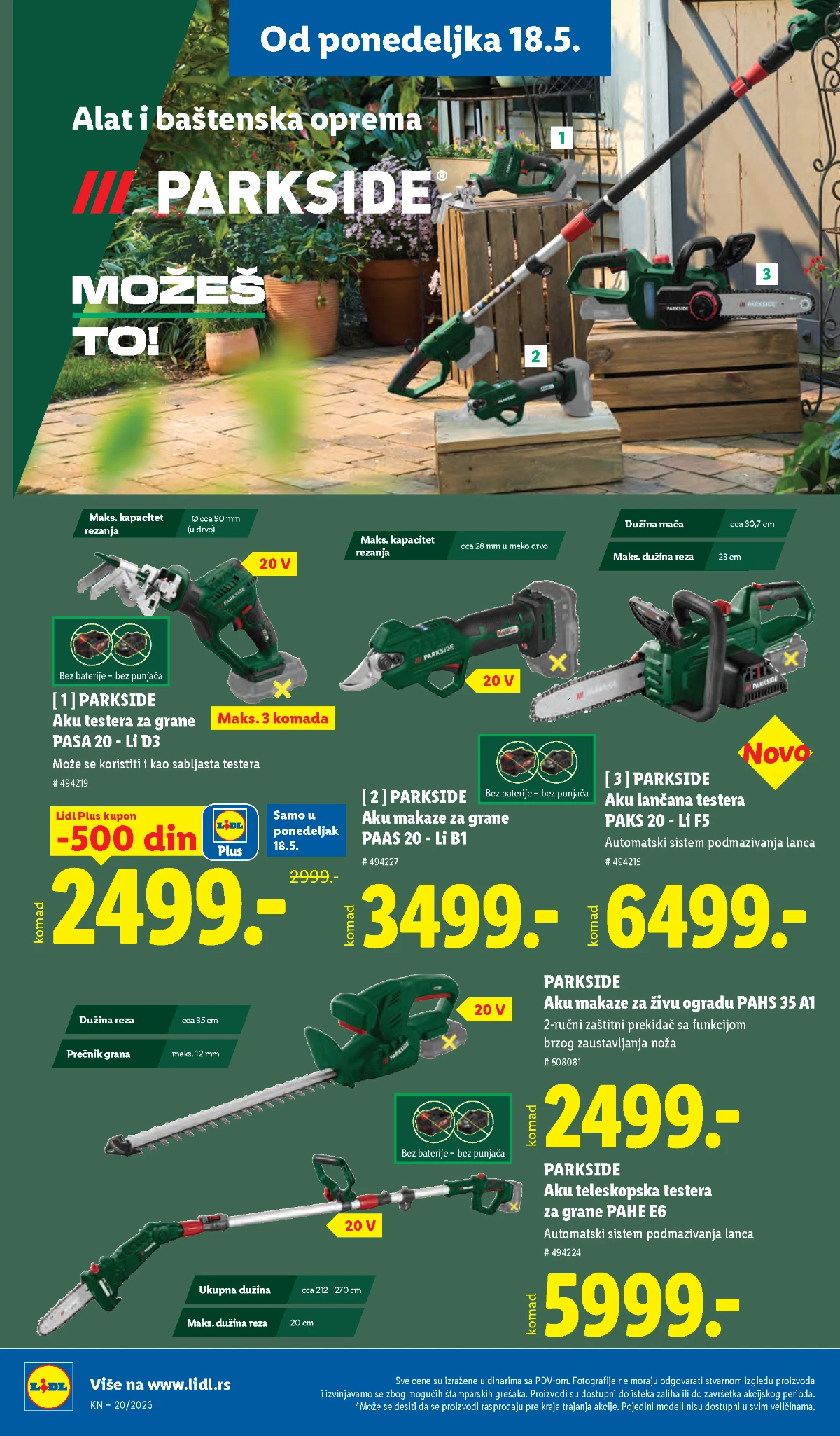 Lidl katalog akcija strana 84 – hit ponude 07.05.–13.05.2026 Lidl katalog akcija strana 84 hit ponude Srbija 2026