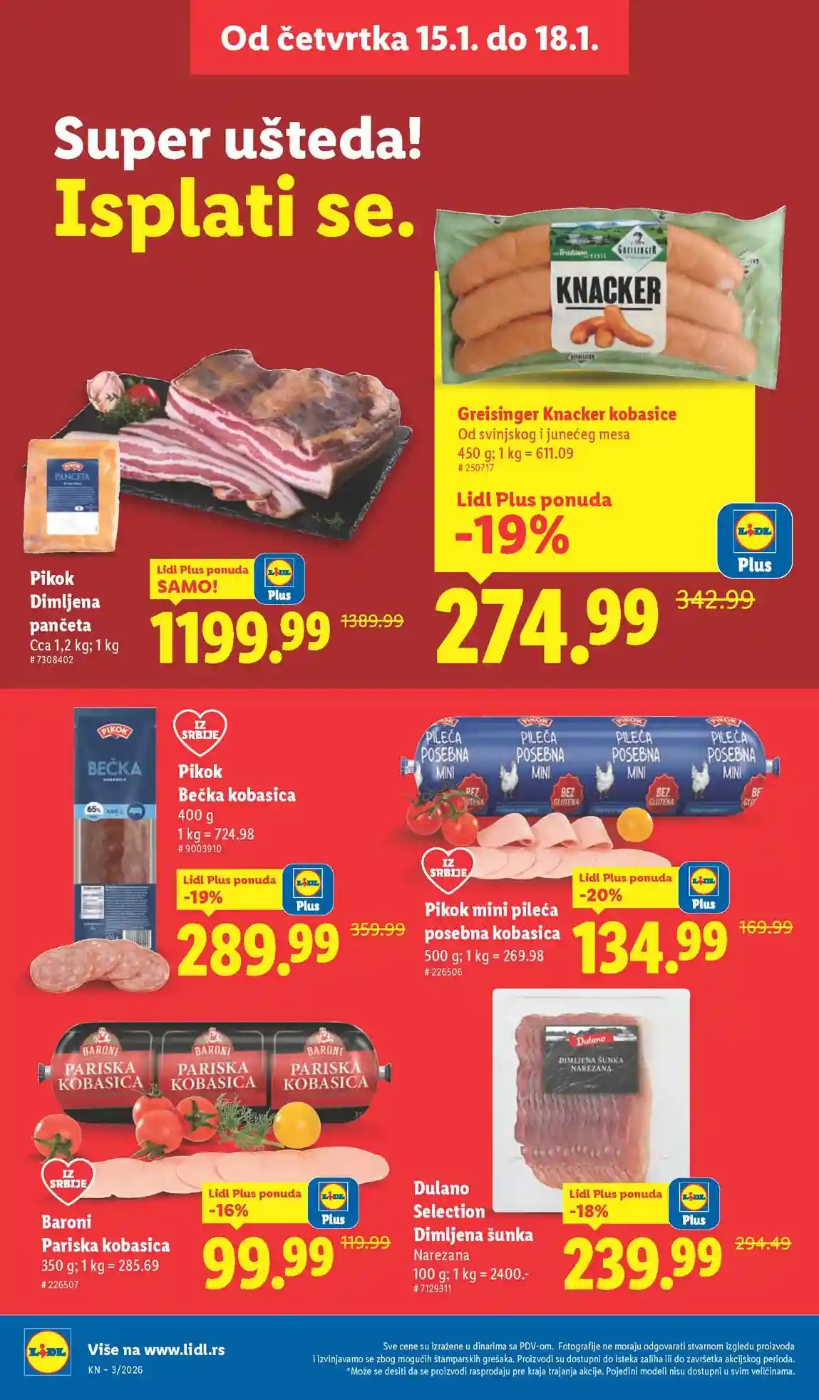 Lidl katalog sniženja Lidl akcija sniženja