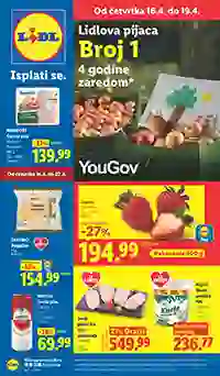 Lidl katalog najava kratkotrajne ponude do 49% april 2026 Lidl akcija najava katalog kratkotrajne ponude do 49% do 22.04.2026