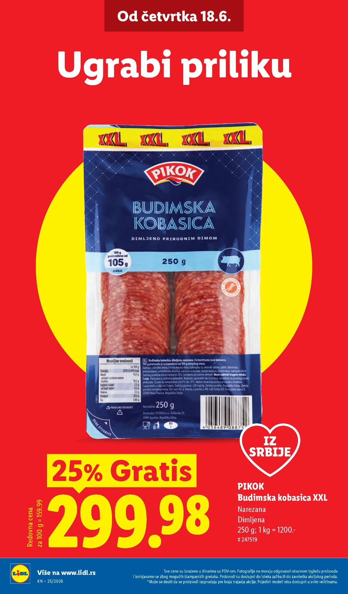 Lidl sladoledi i slatkiši na akciji Ballino sladoledi, Toffifee i Žu Žu sa susamom po akcijskim cenama