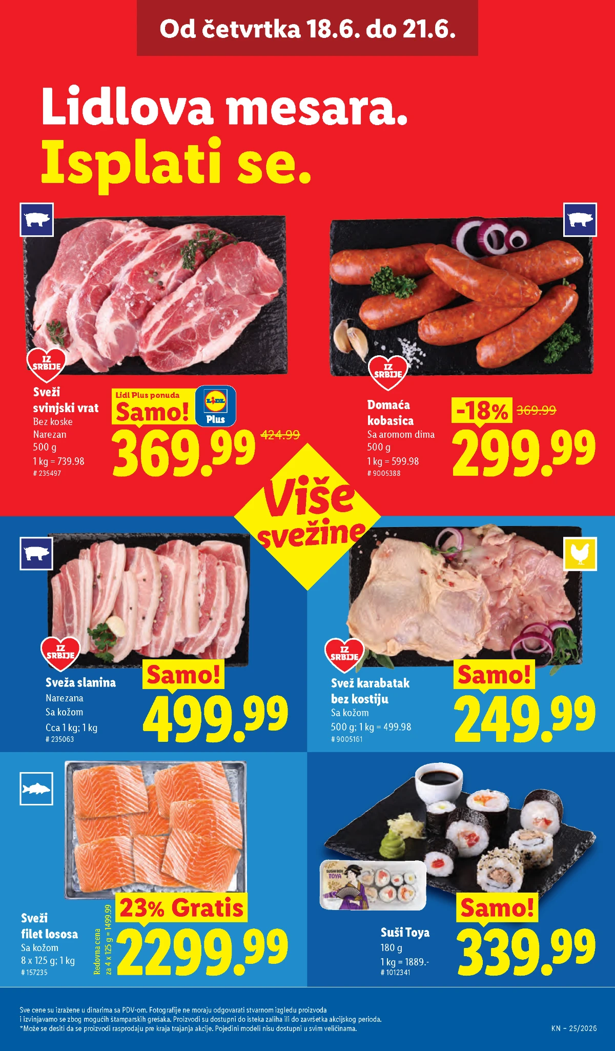 Lidl letnja oprema na akciji Proizvodi za kampovanje, odmor i aktivnosti na otvorenom