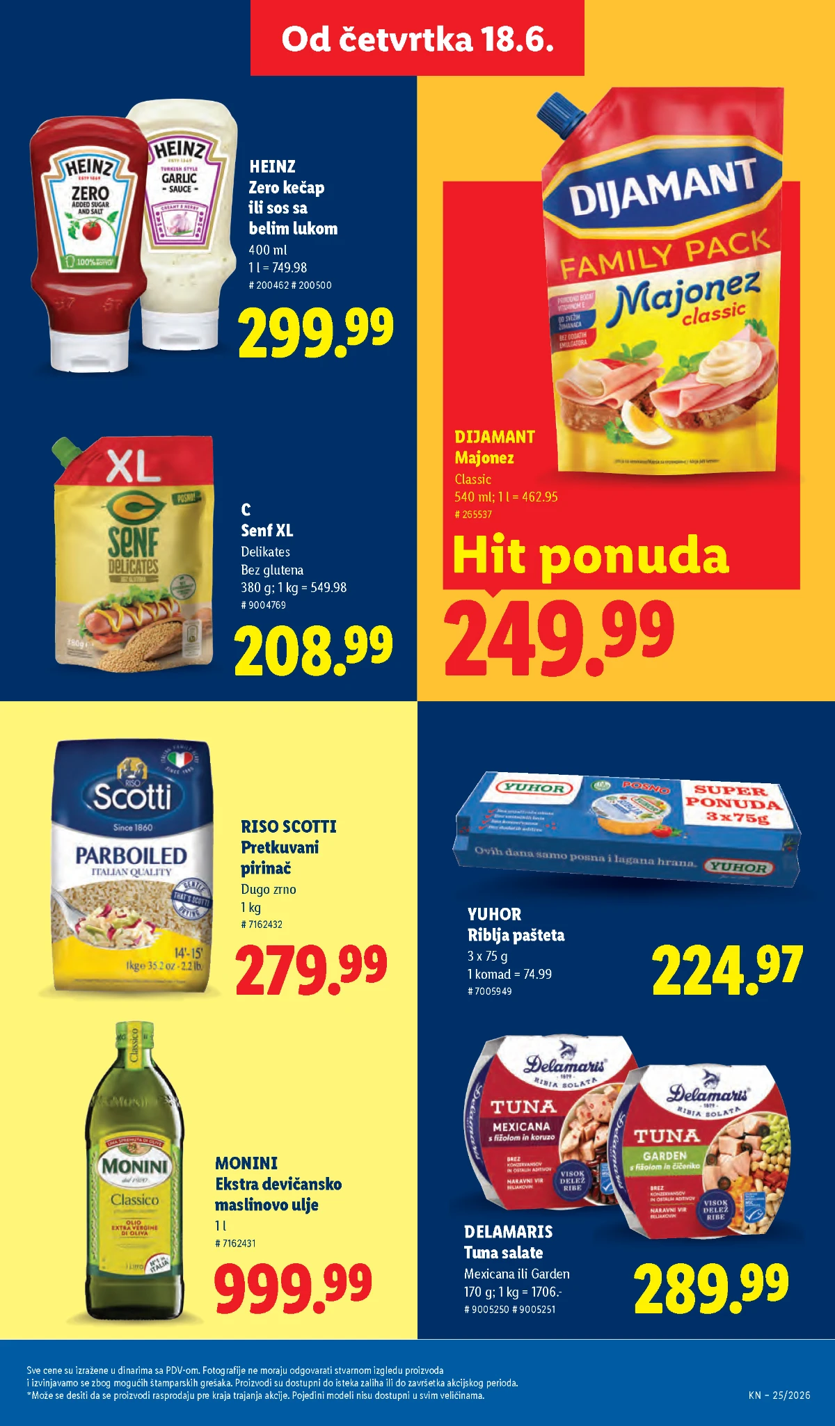 Barilla testenina i pesto sos na akciji Barilla proizvodi, pesto sos i smrznuto povrće po Lidl cenama