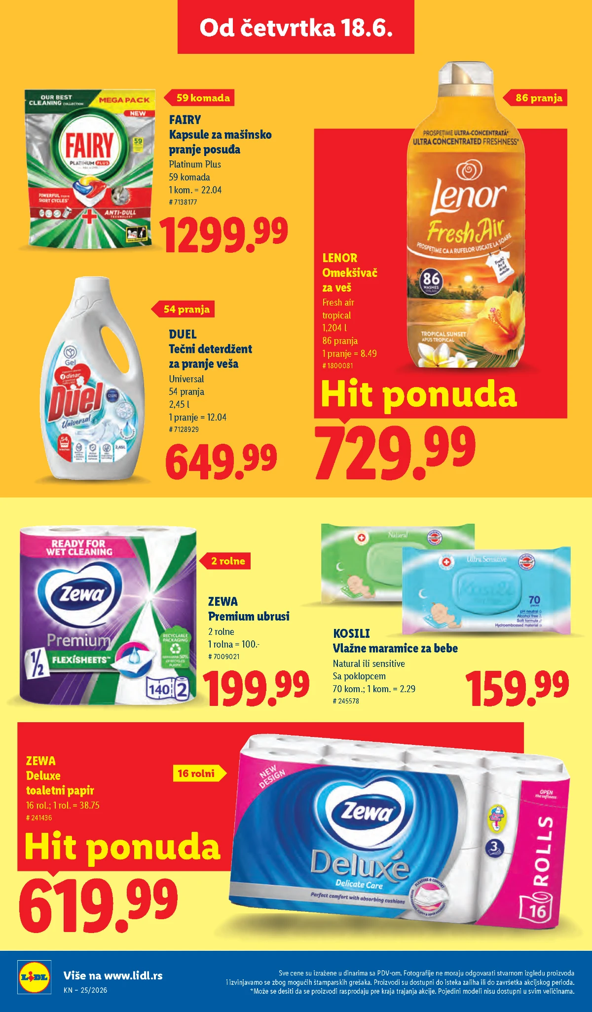 Energetska pića i voćni napici Monster, Pepsi, Sprite i Fruvita proizvodi na Lidl akciji