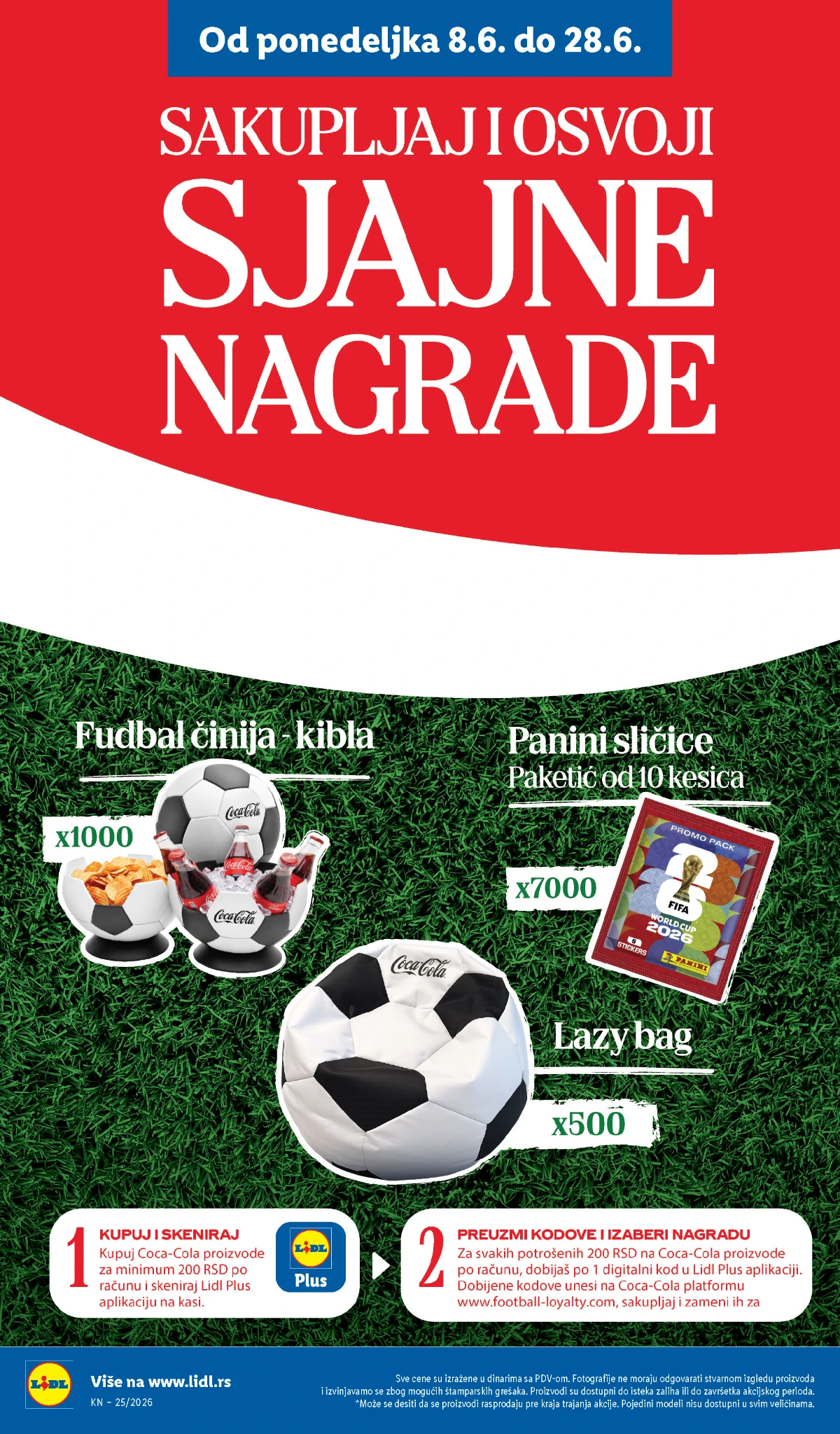 Coca Cola roštiljski set i nagrade u Lidl promociji