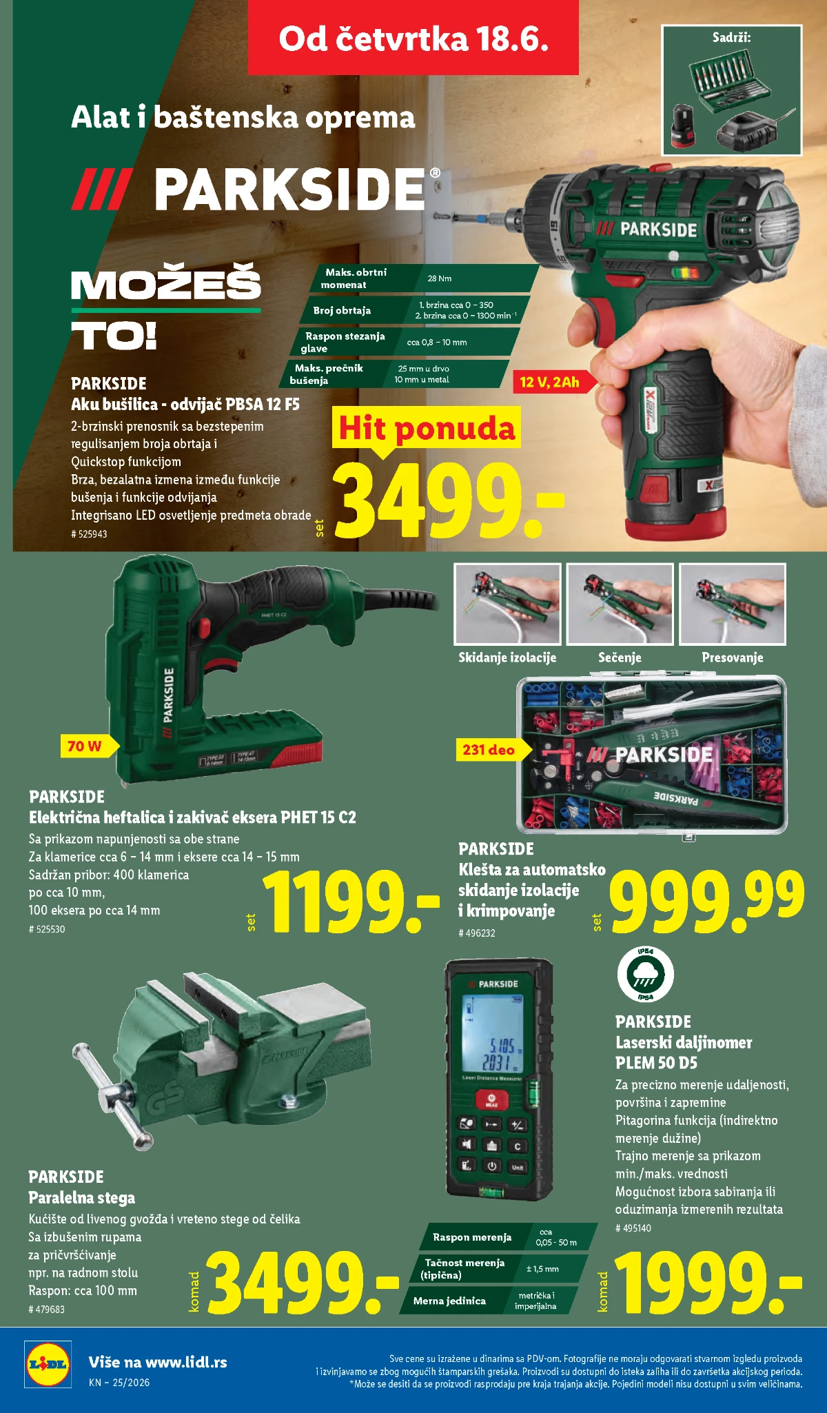 Lidl katalog strana 82 – akcijska ponuda do 24.06.2026 Lidl katalog strana 82 – Lidl proizvodi na akciji