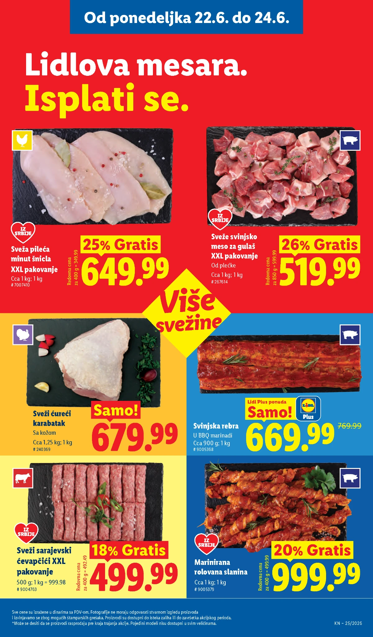 Lidl katalog strana 99 – akcijska ponuda do 24.06.2026 Lidl katalog strana 99 – Lidl ponude i akcije jun 2026