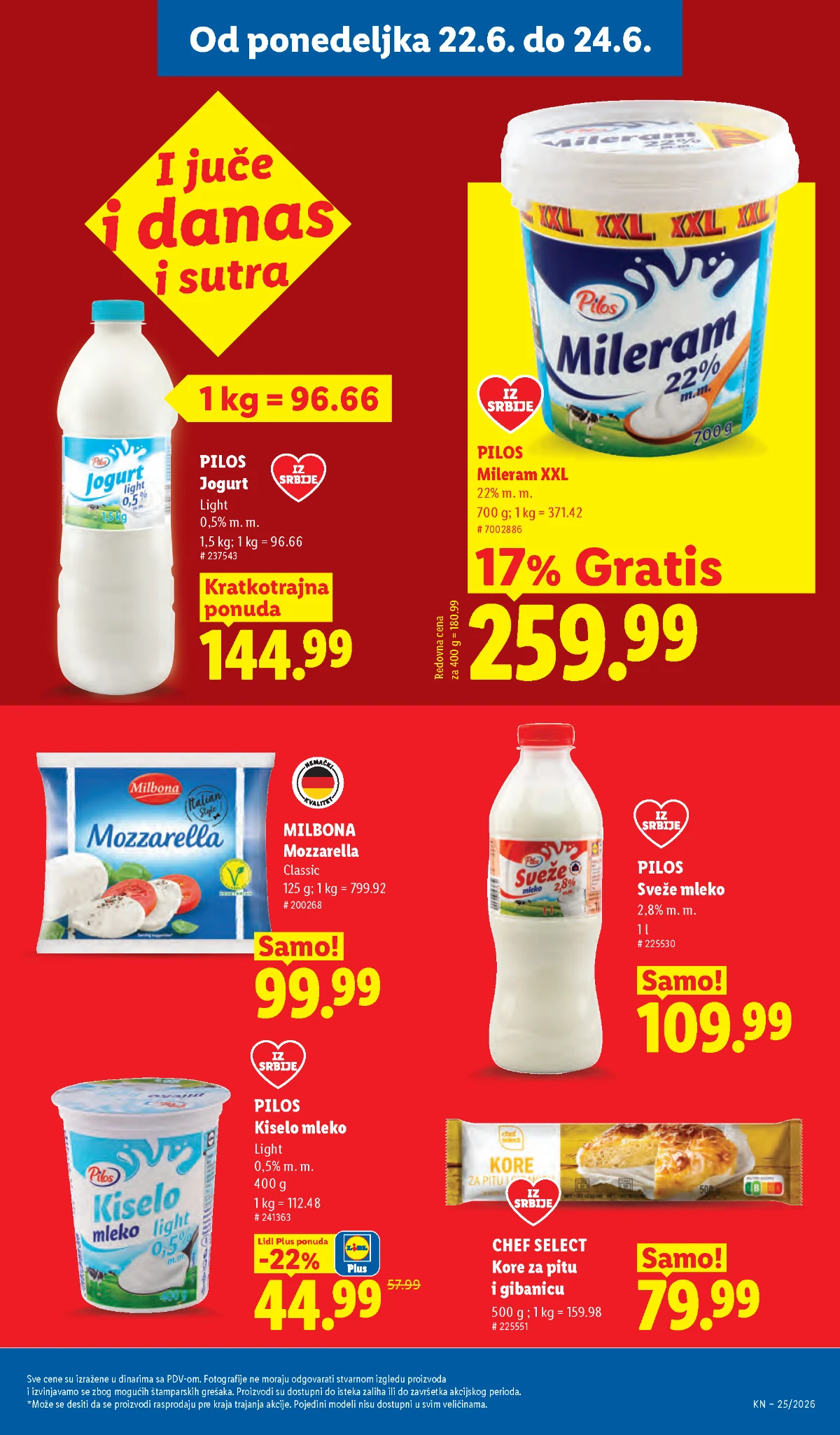 Lidl katalog strana 101 – završna ponuda do 24.06.2026 Lidl katalog strana 101 – završne Lidl akcije i sniženja