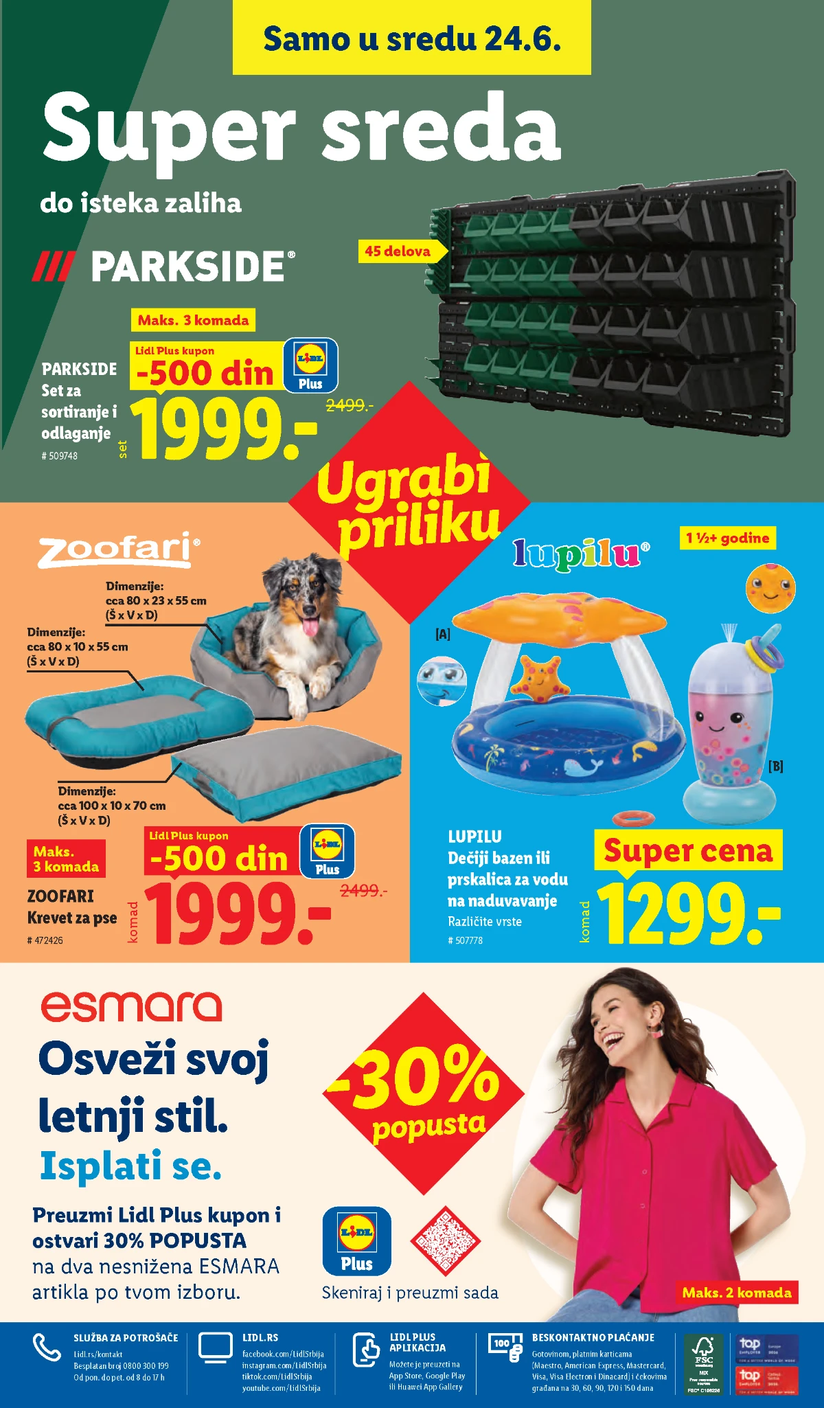 Lidl katalog strana 102 – završna ponuda do 24.06.2026 Lidl katalog strana 102 – završne Lidl akcije i sniženja