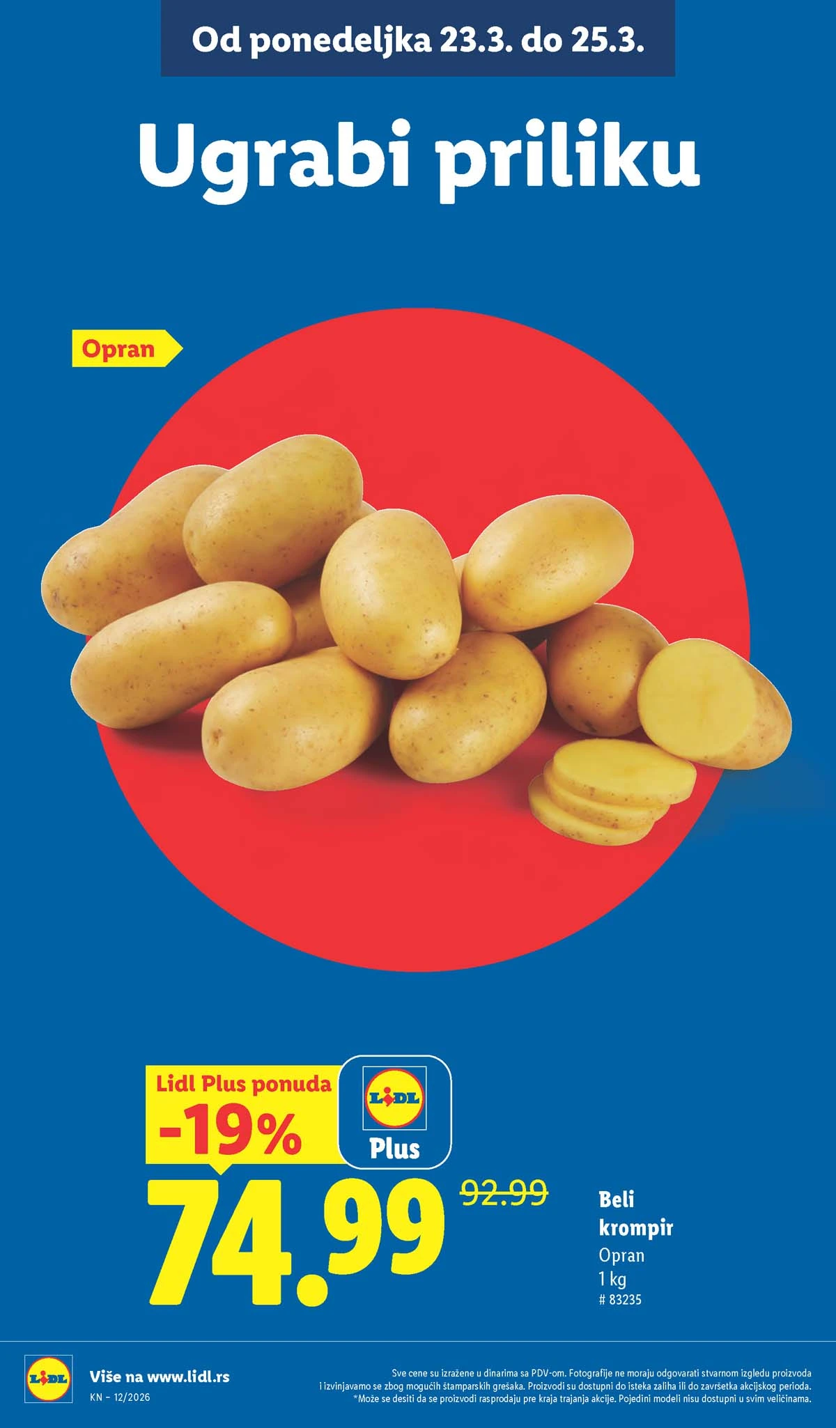 Lidl katalog strana 10 – aktuelna akcija i snižene cene do 25.03.2026 Lidl katalog akcija strana 10 – sniženja prehrana, pića i kućni proizvodi do 25.03.2026