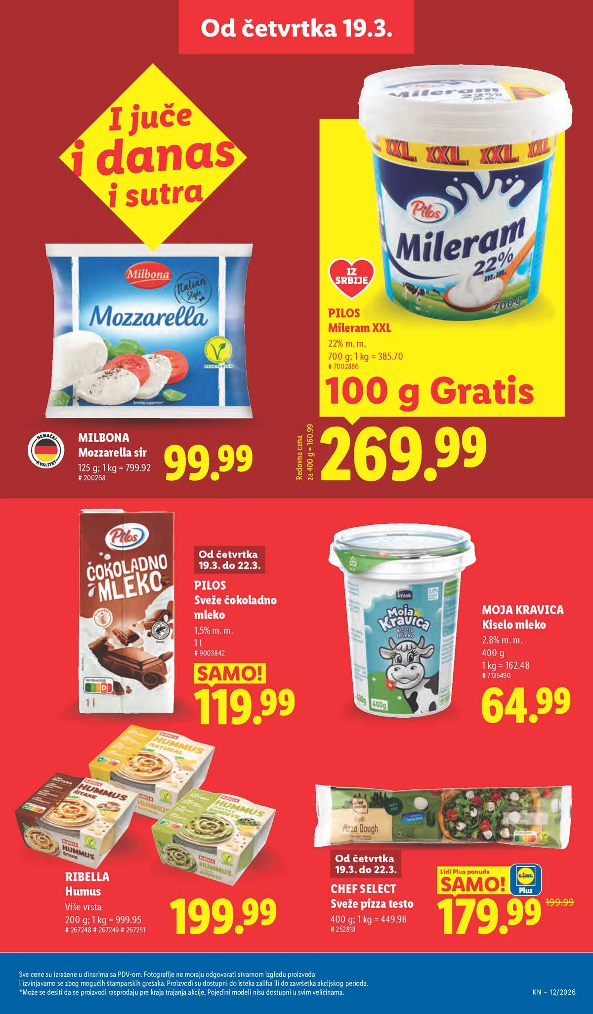 Lidl katalog strana 23 – aktuelna akcija i snižene cene do 25.03.2026 Lidl katalog akcija strana 23 – sniženja prehrana, pića i kućni proizvodi do 25.03.2026