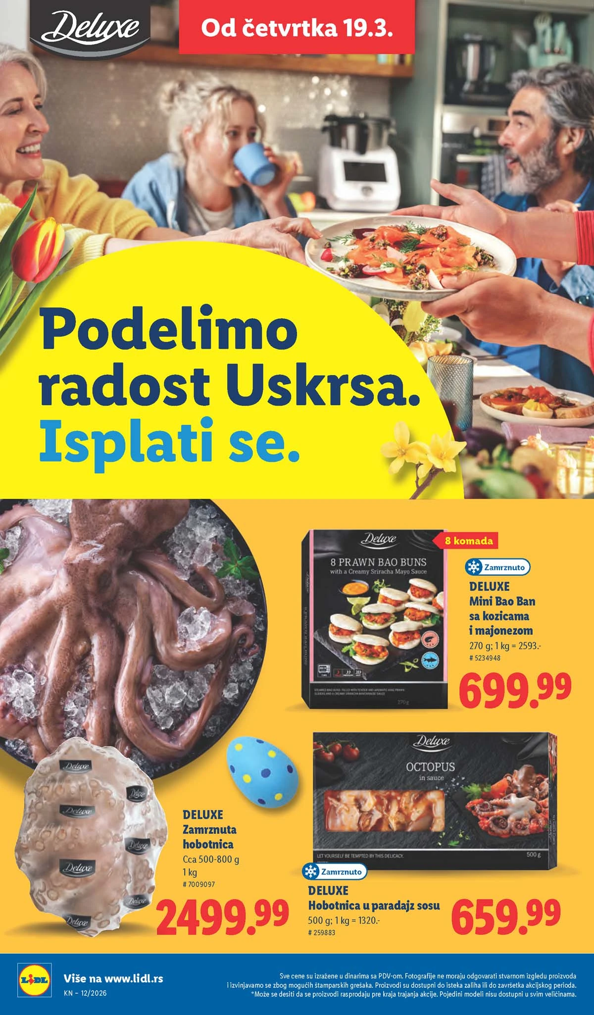 Lidl katalog strana 40 – aktuelna akcija i snižene cene do 25.03.2026 Lidl katalog akcija strana 40 – sniženja prehrana, pića i kućni proizvodi do 25.03.2026