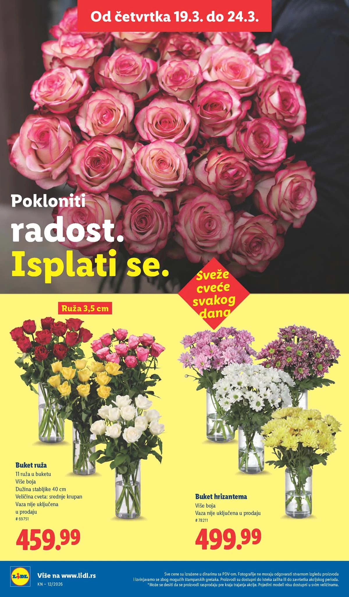 Lidl katalog strana 54 – aktuelna akcija i snižene cene do 25.03.2026 Lidl katalog akcija strana 54 – sniženja prehrana, pića i kućni proizvodi do 25.03.2026