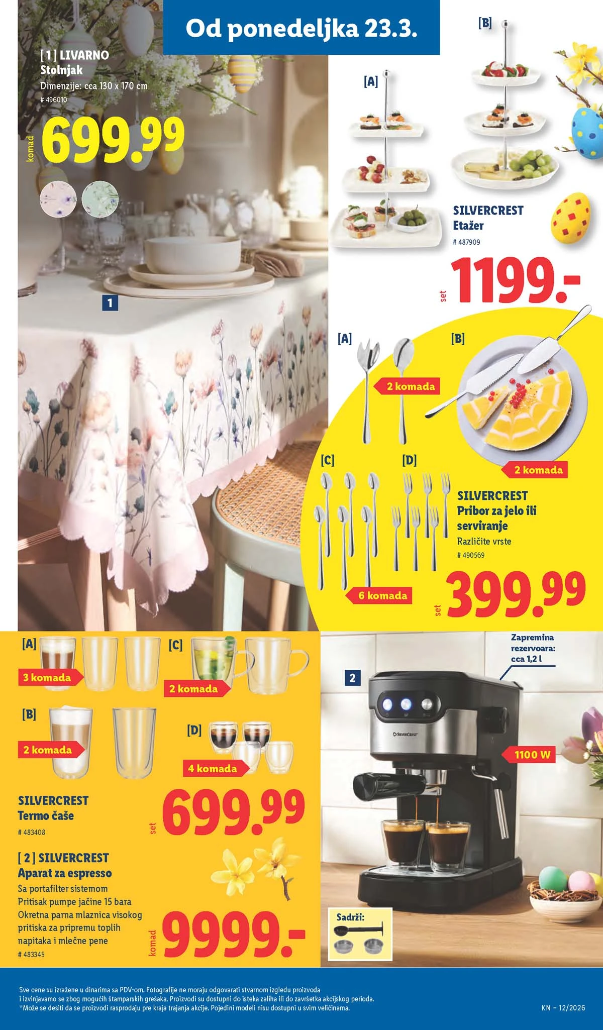 Lidl katalog strana 71 – aktuelna akcija i snižene cene do 25.03.2026 Lidl katalog akcija strana 71 – sniženja prehrana, pića i kućni proizvodi do 25.03.2026