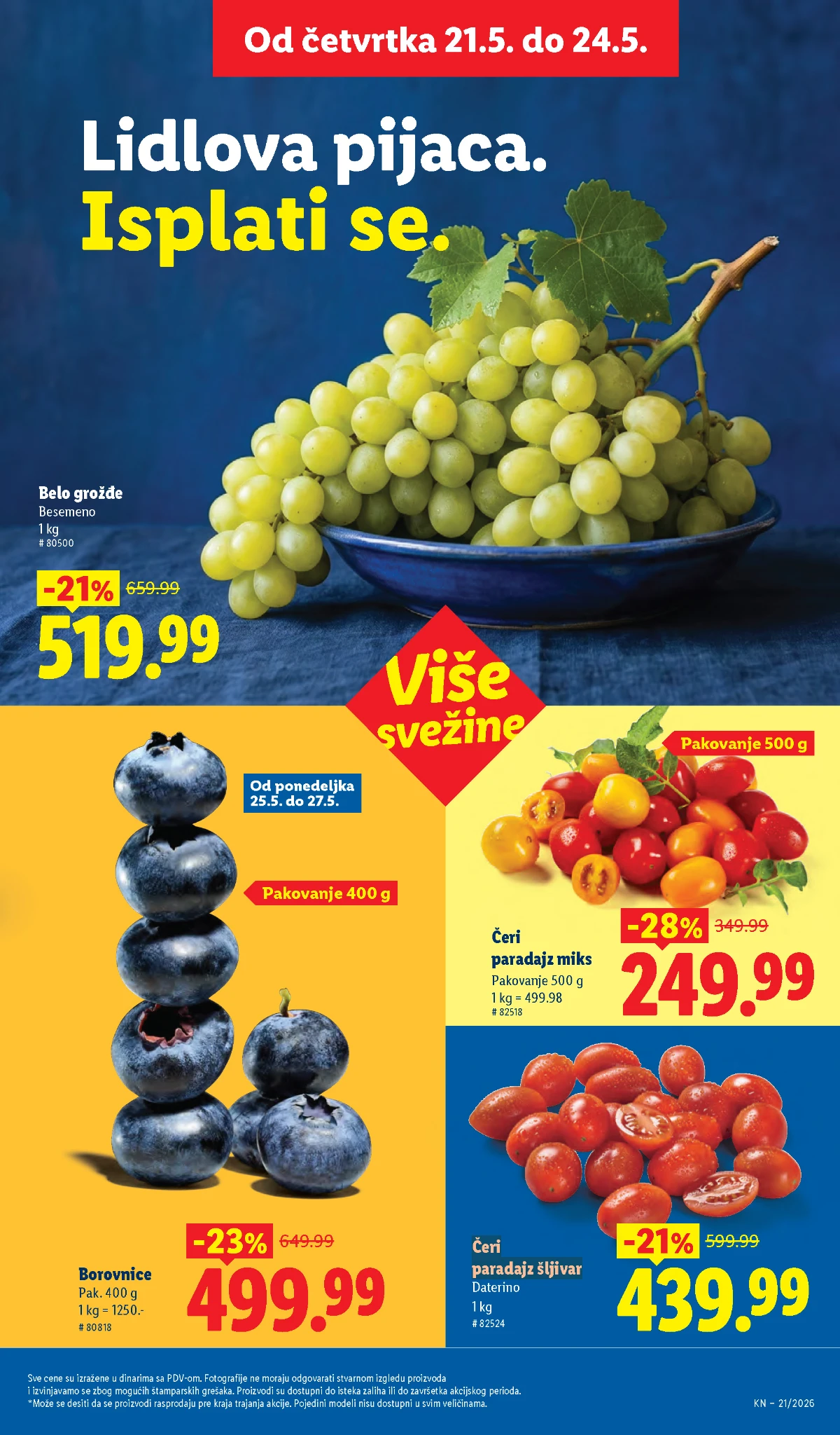 Lidl katalog strana 15 – hit akcije i Lidl Plus ponude Lidl Plus ponude i hit akcije maj 2026 u Srbiji