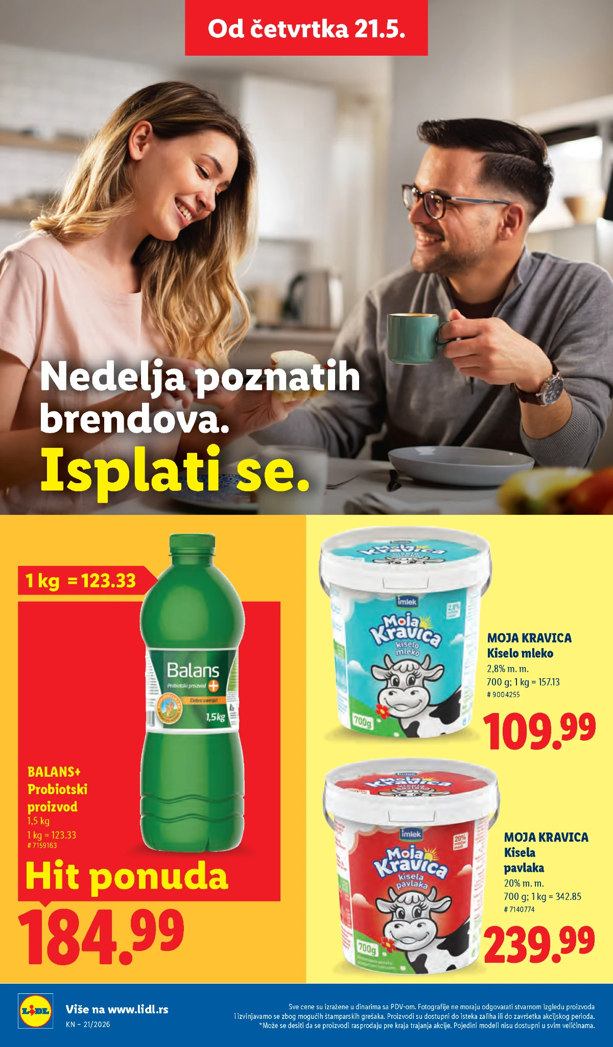 Lidl katalog akcija strana 30 – hit ponude 07.05.–13.05.2026 Lidl katalog akcija strana 30 hit ponude Srbija 2026