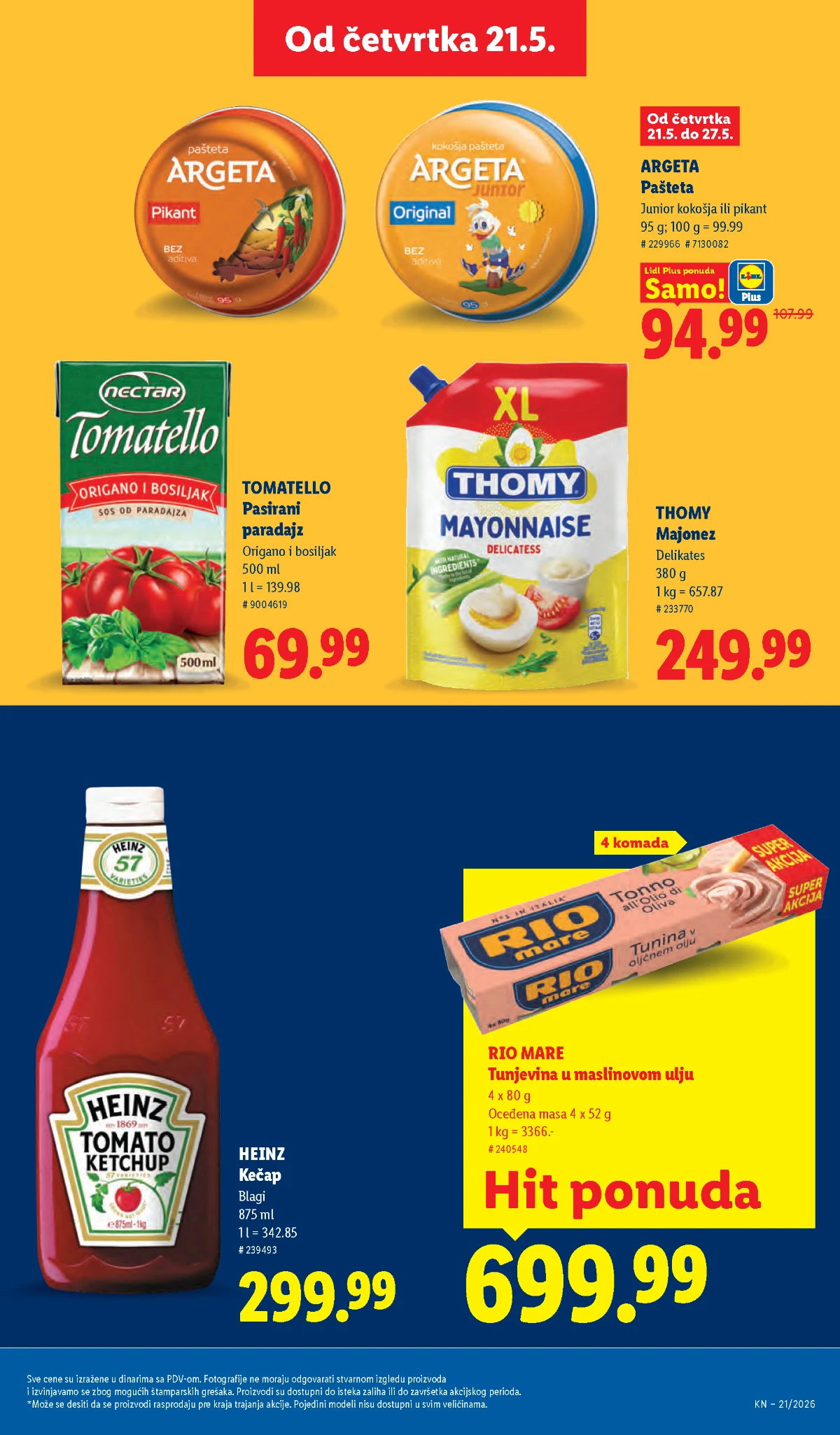Lidl katalog akcija strana 37 – hit ponude 07.05.–13.05.2026 Lidl katalog akcija strana 37 hit ponude Srbija 2026