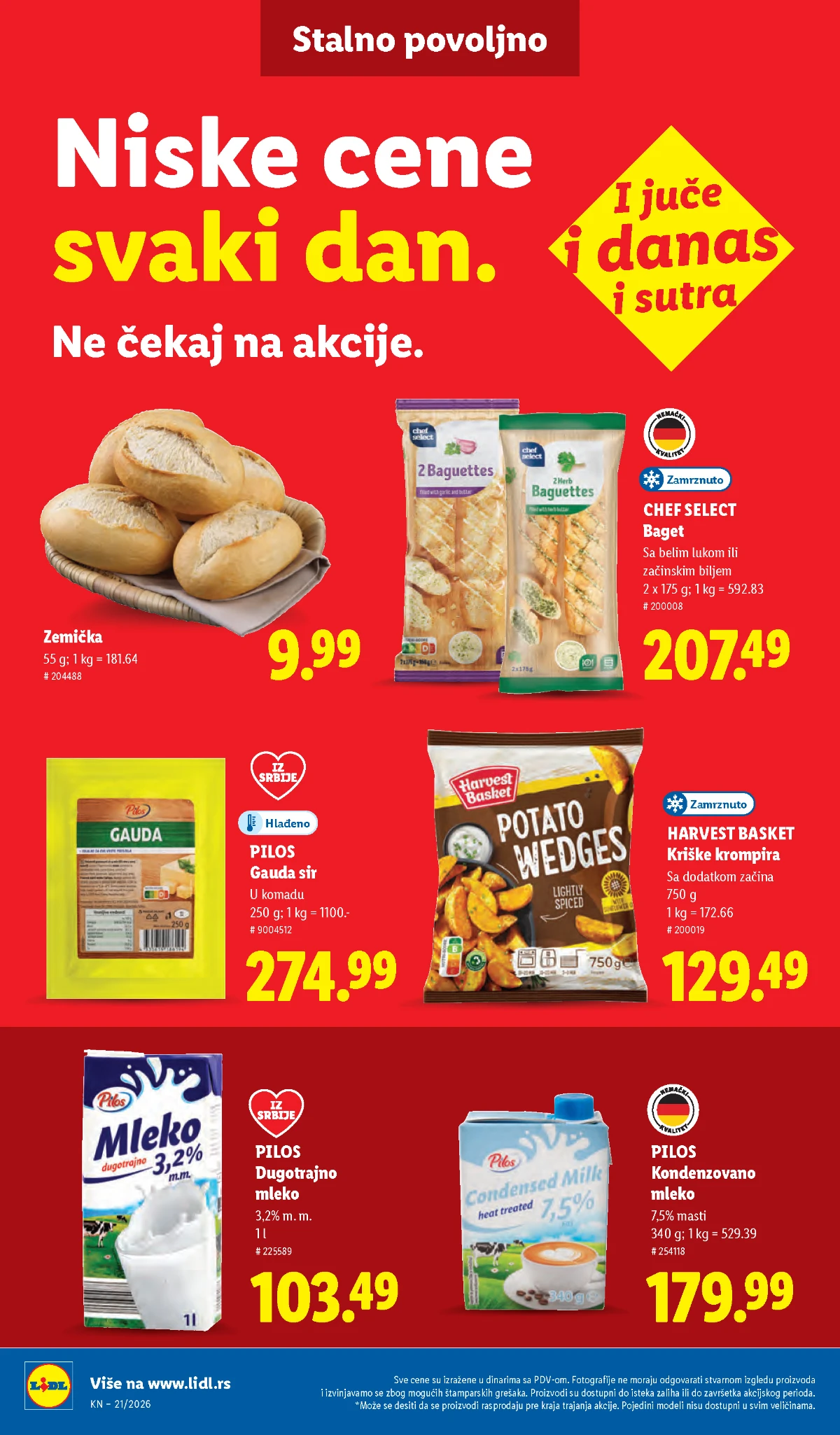 Lidl katalog akcija strana 42 – hit ponude 07.05.–13.05.2026 Lidl katalog akcija strana 42 hit ponude Srbija 2026
