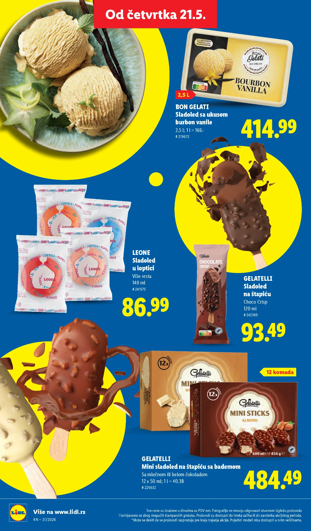 Lidl katalog akcija strana 50 – hit ponude 07.05.–13.05.2026 Lidl katalog akcija strana 50 hit ponude Srbija 2026