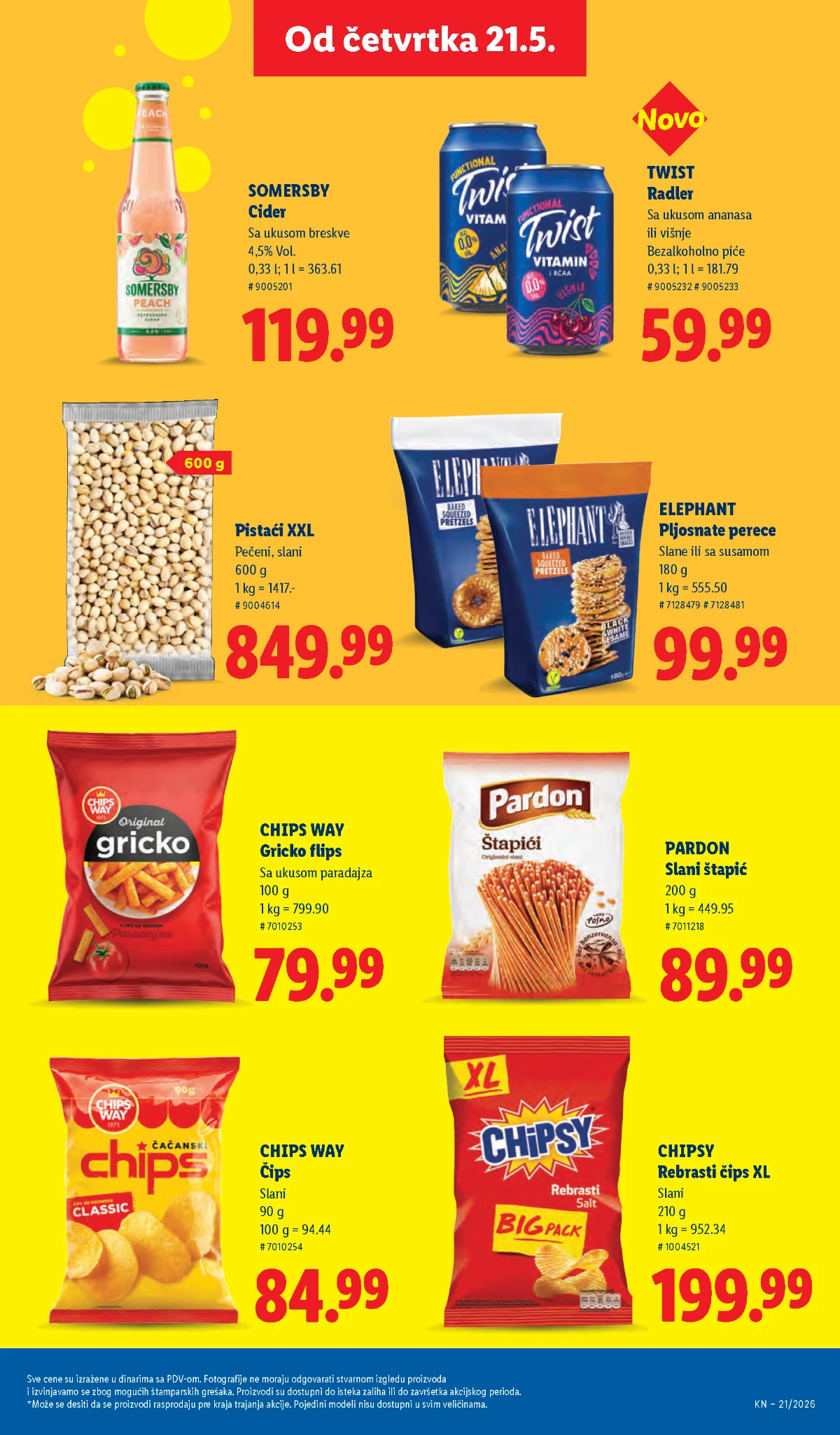 Lidl katalog akcija strana 53 – hit ponude 07.05.–13.05.2026 Lidl katalog akcija strana 53 hit ponude Srbija 2026