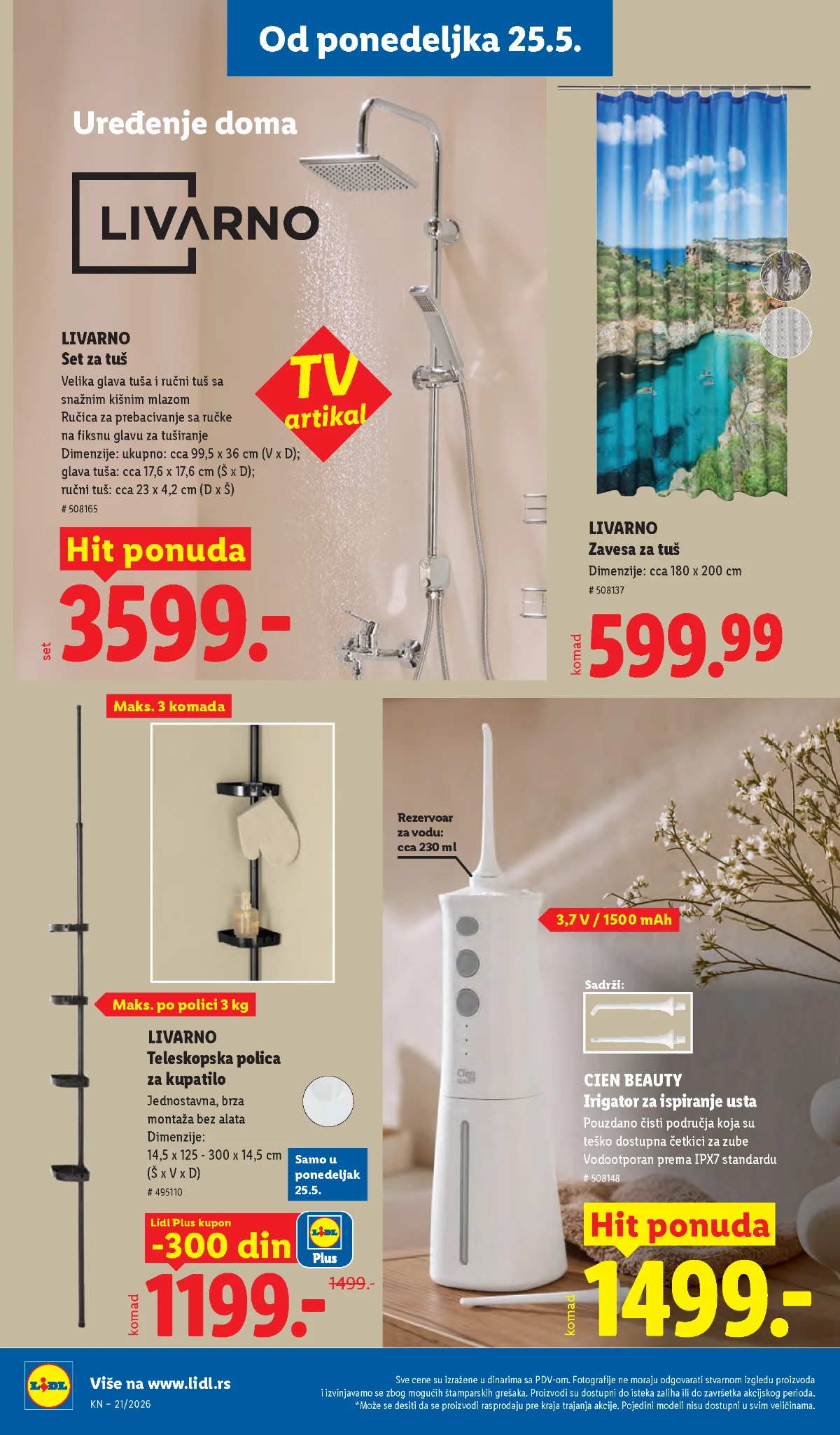 Lidl katalog akcija strana 86 – hit ponude 07.05.–13.05.2026 Lidl katalog akcija strana 86 hit ponude Srbija 2026