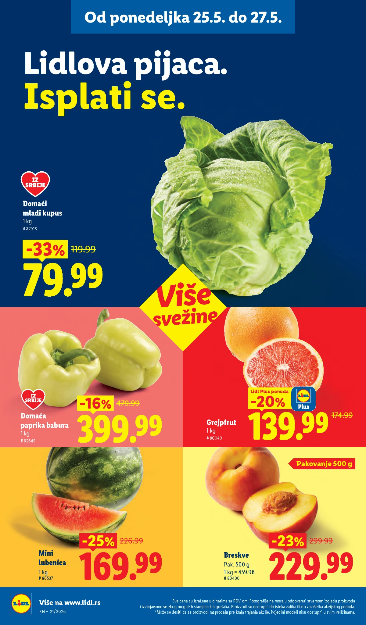 Lidl katalog akcija strana 94 – hit ponude 07.05.–13.05.2026 Lidl katalog akcija strana 94 hit ponude Srbija 2026