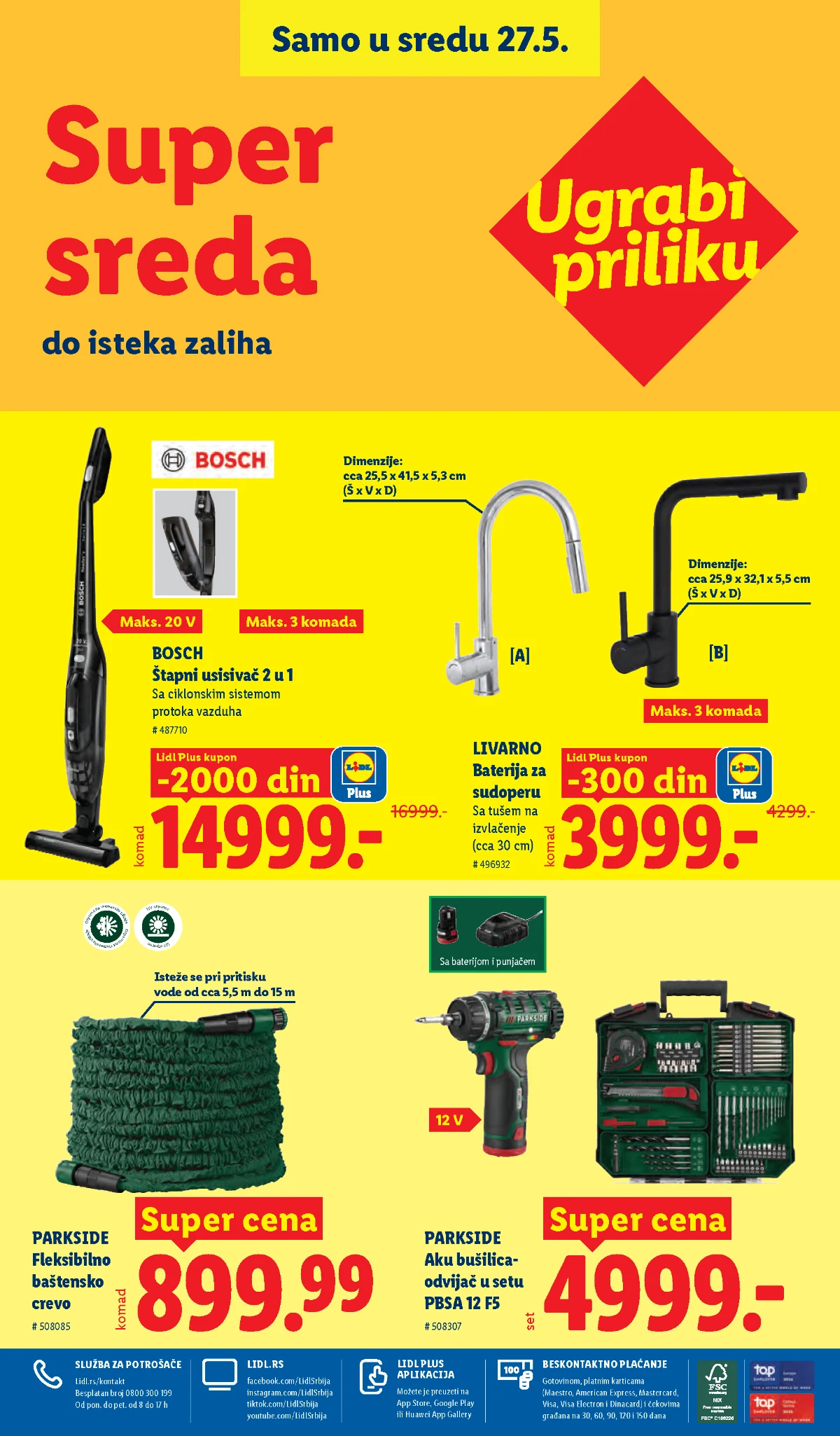 Lidl katalog akcija strana 98 – hit ponude 07.05.–13.05.2026 Lidl katalog akcija strana 98 hit ponude Srbija 2026