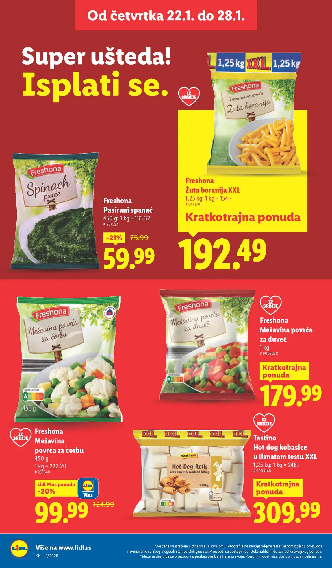 Lidl katalog sniženja Lidl akcija sniženja