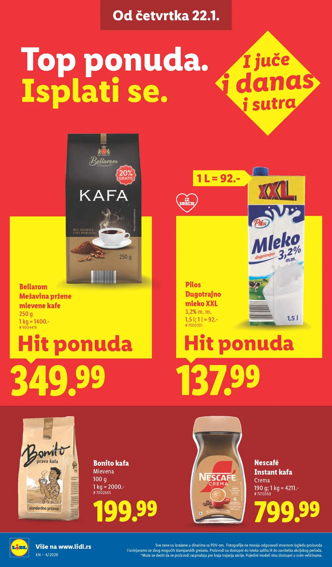 Lidl katalog sniženja Lidl akcija sniženja