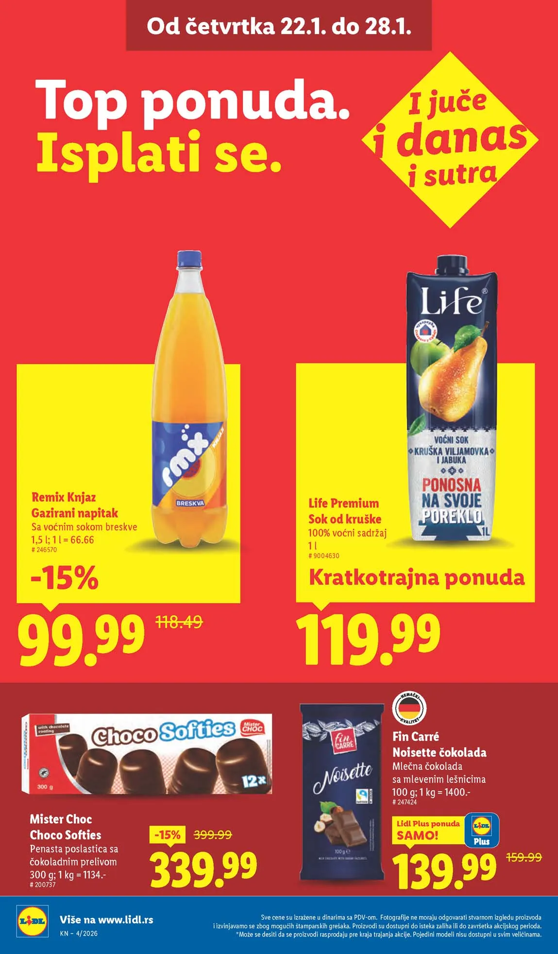 Lidl katalog sniženja Lidl akcija sniženja