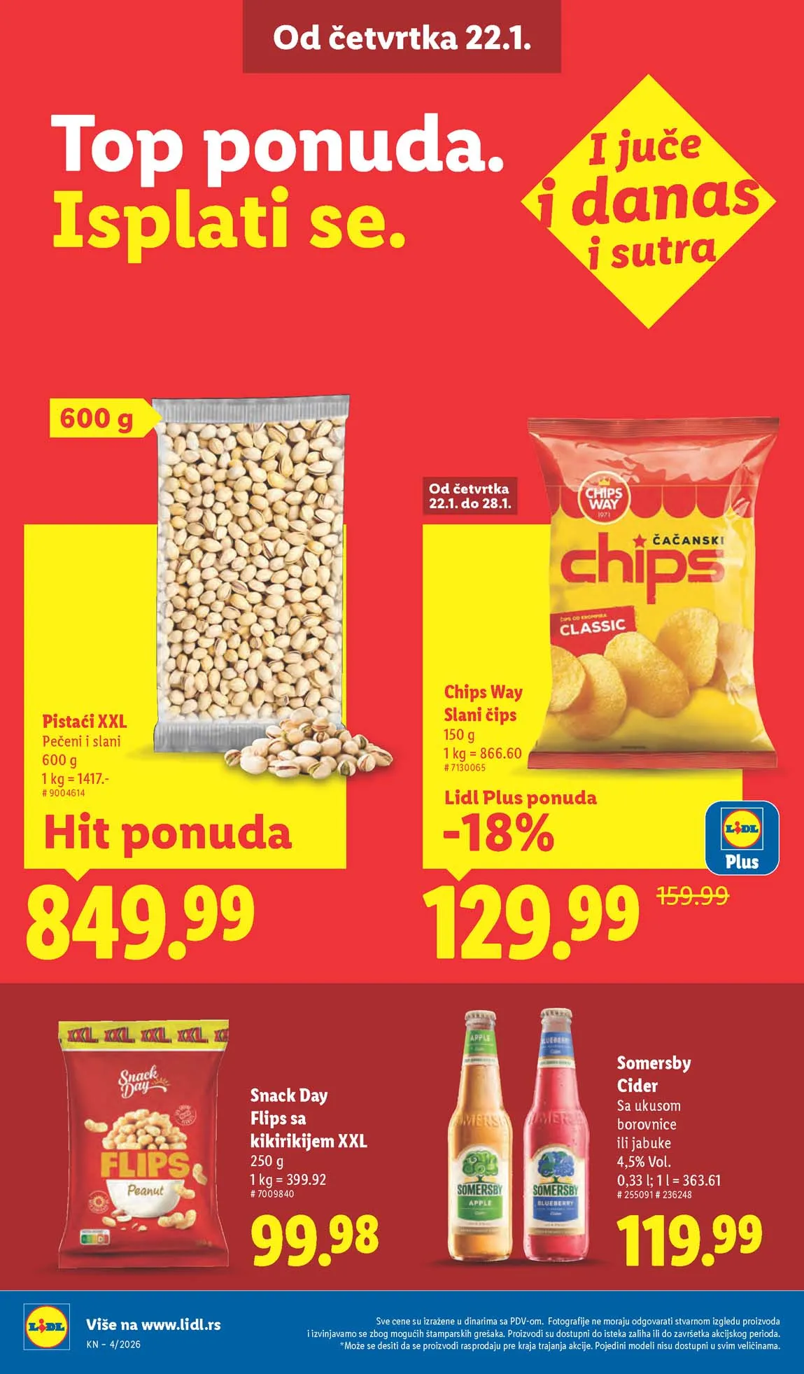 Lidl katalog sniženja Lidl akcija sniženja